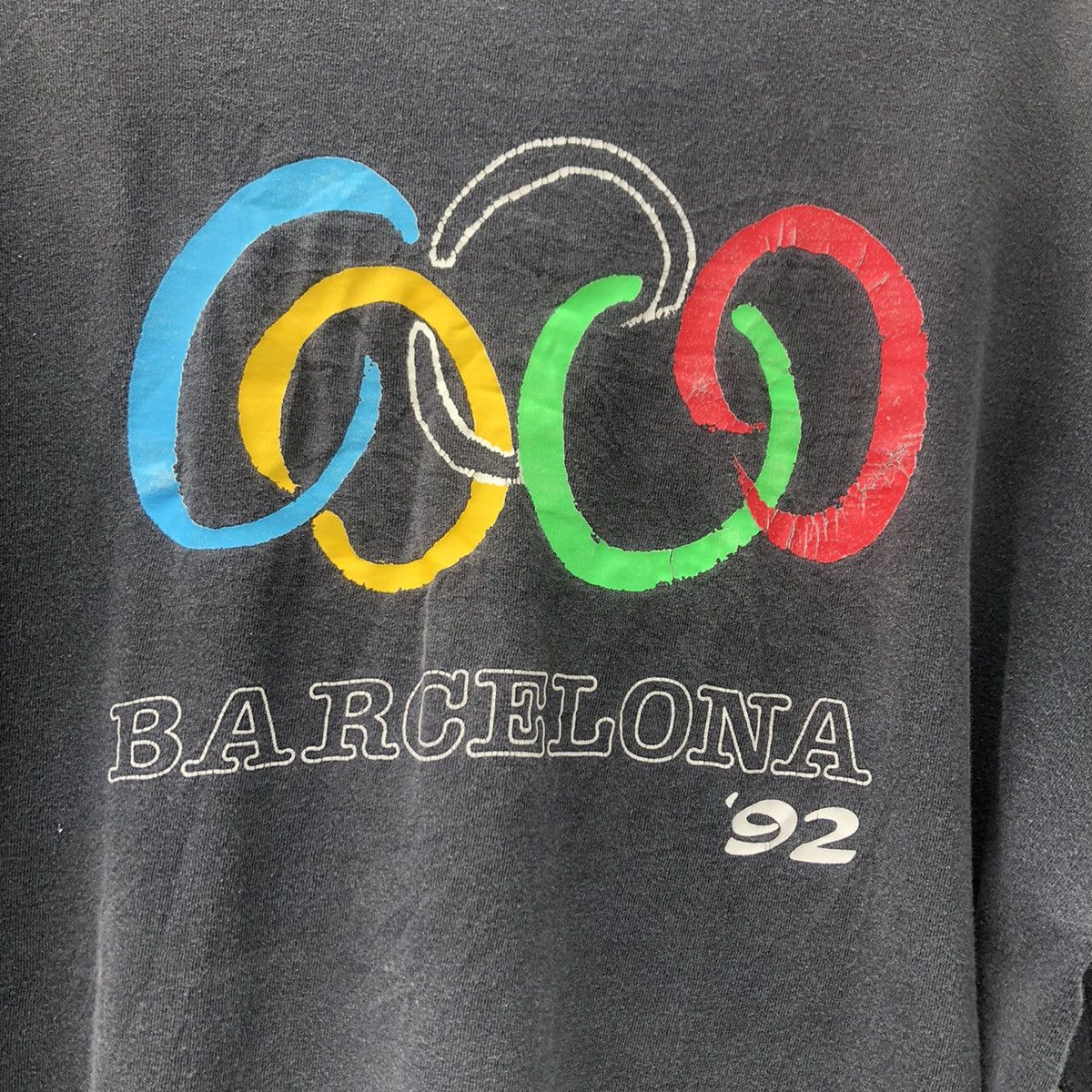 USA Olympics Vintage 1992 Olympic Barcelona Takin' Him To The Nations Size US XL / EU 56 / 4 - 6 Thumbnail