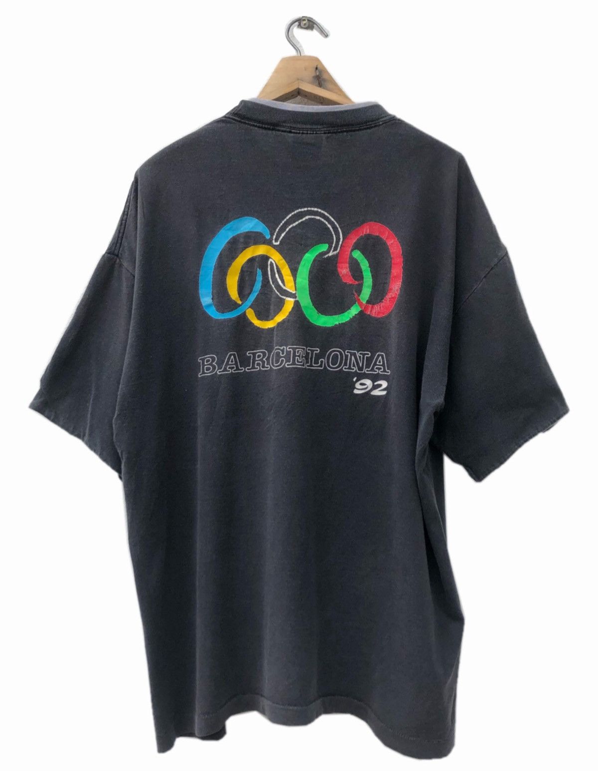 USA Olympics Vintage 1992 Olympic Barcelona Takin' Him To The Nations Size US XL / EU 56 / 4 - 1 Thumbnail
