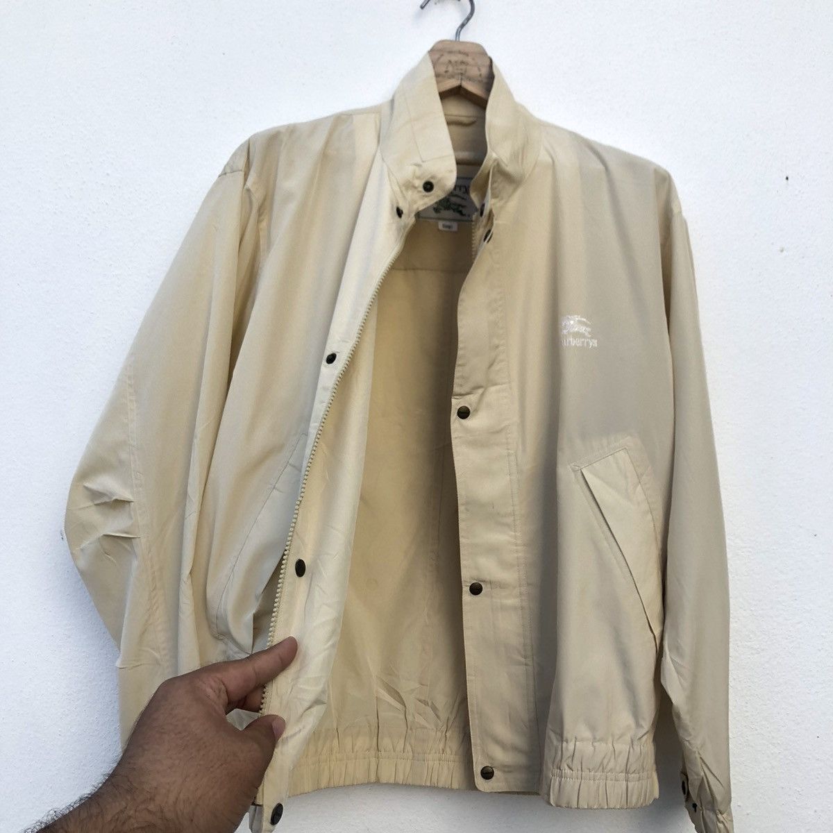 Burberry Vintage Burberrys Light Bomber Jacket Size US L / EU 52-54 / 3 - 12 Thumbnail