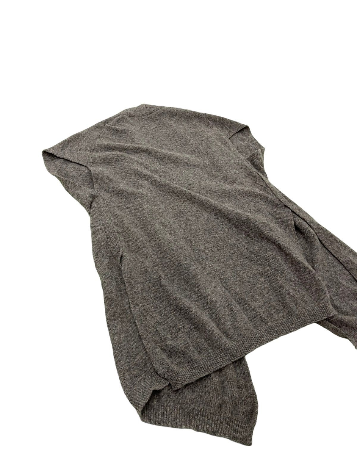 Designer × Hussein Chalayan Wool Outerwear Buttonless Chalayan Long Sweat 49🟩 Size US M / EU 48-50 / 2 - 11 Thumbnail