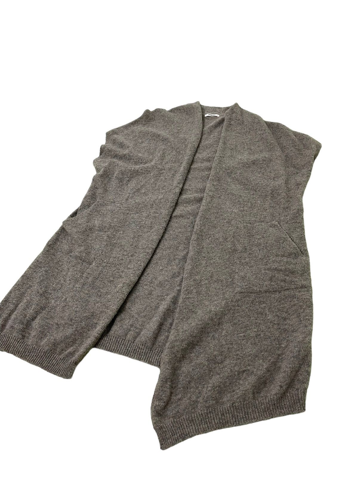 Designer × Hussein Chalayan Wool Outerwear Buttonless Chalayan Long Sweat 49🟩 Size US M / EU 48-50 / 2 - 4 Thumbnail