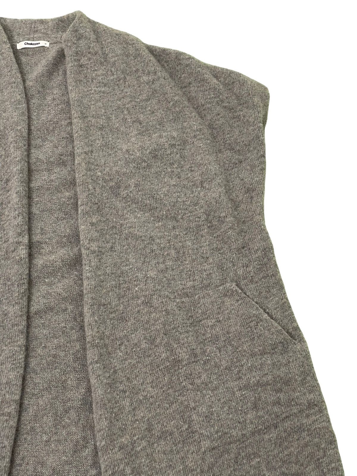 Designer × Hussein Chalayan Wool Outerwear Buttonless Chalayan Long Sweat 49🟩 Size US M / EU 48-50 / 2 - 8 Thumbnail