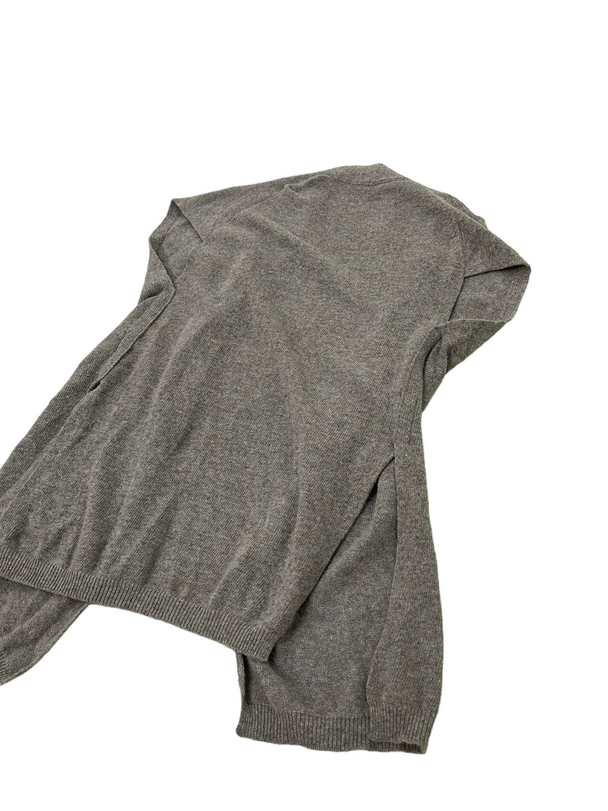 Designer × Hussein Chalayan Wool Outerwear Buttonless Chalayan Long Sweat 49🟩 Size US M / EU 48-50 / 2 - 12 Thumbnail