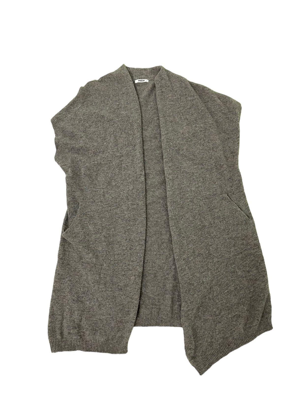 Designer × Hussein Chalayan Wool Outerwear Buttonless Chalayan Long Sweat 49🟩 Size US M / EU 48-50 / 2 - 2 Thumbnail