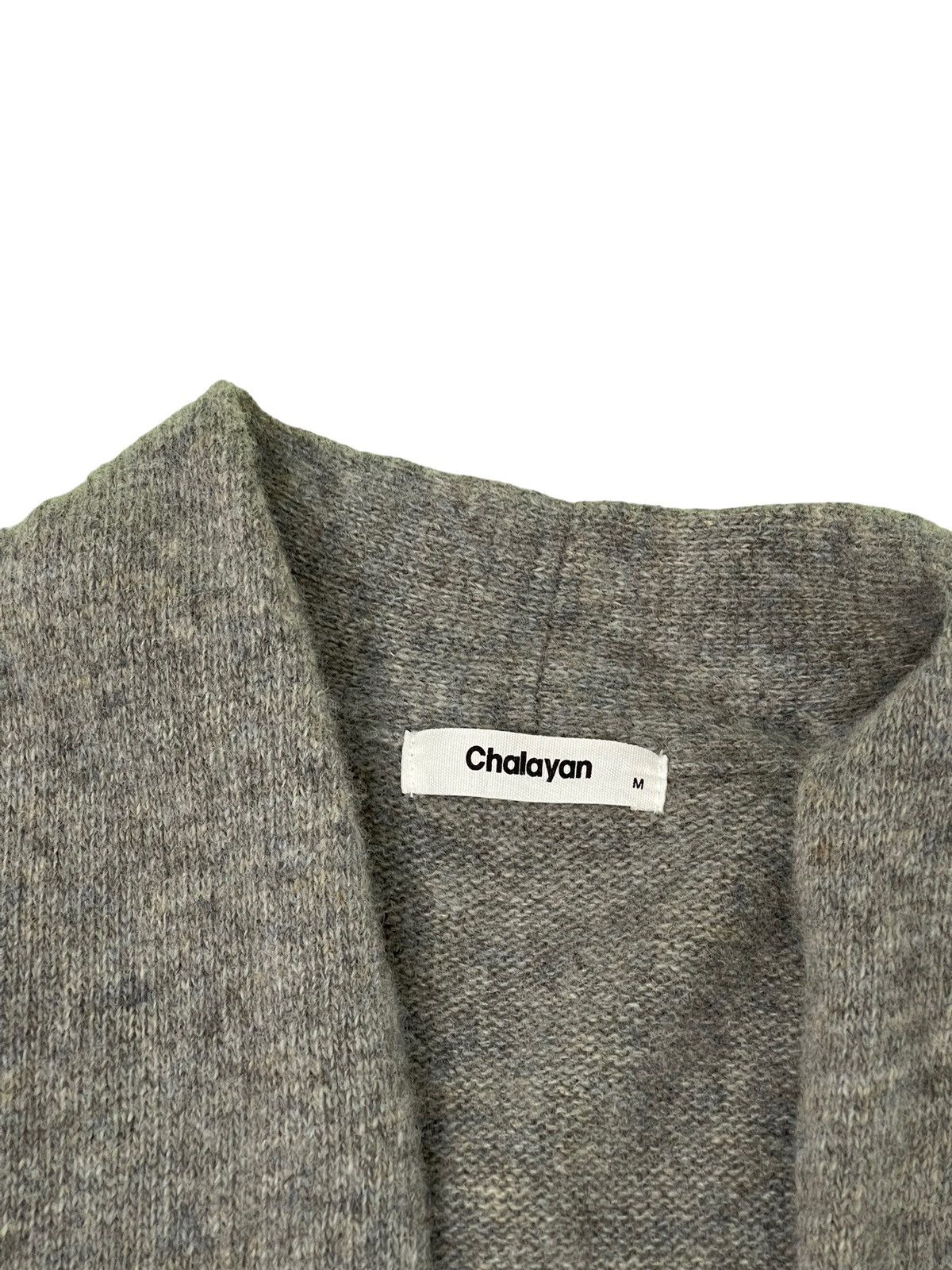 Designer × Hussein Chalayan Wool Outerwear Buttonless Chalayan Long Sweat 49🟩 Size US M / EU 48-50 / 2 - 9 Thumbnail