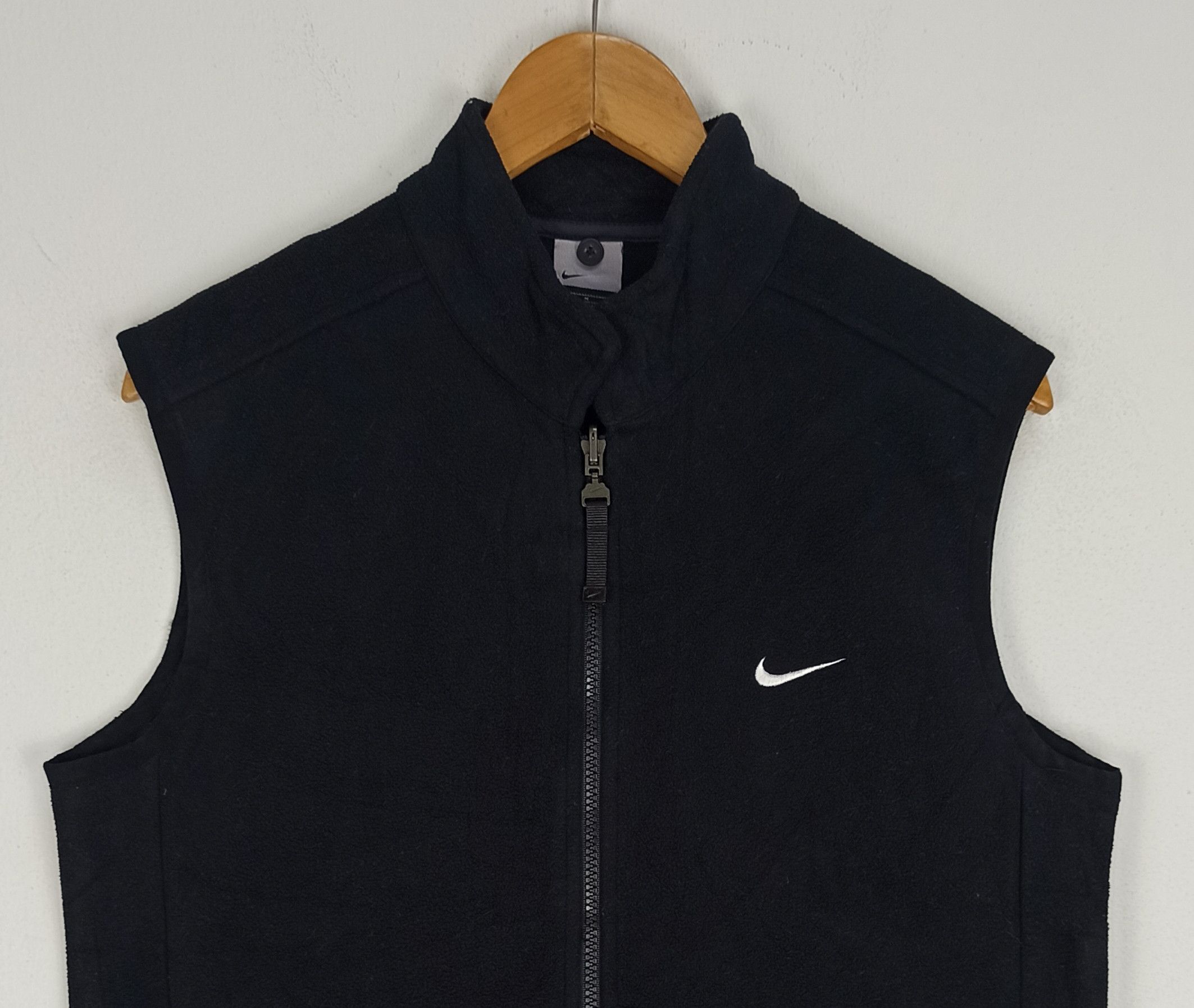 Nike Vintage Nike Swoosh Sports Fleece Vest Outdoor Size US M / EU 48-50 / 2 - 2 Thumbnail