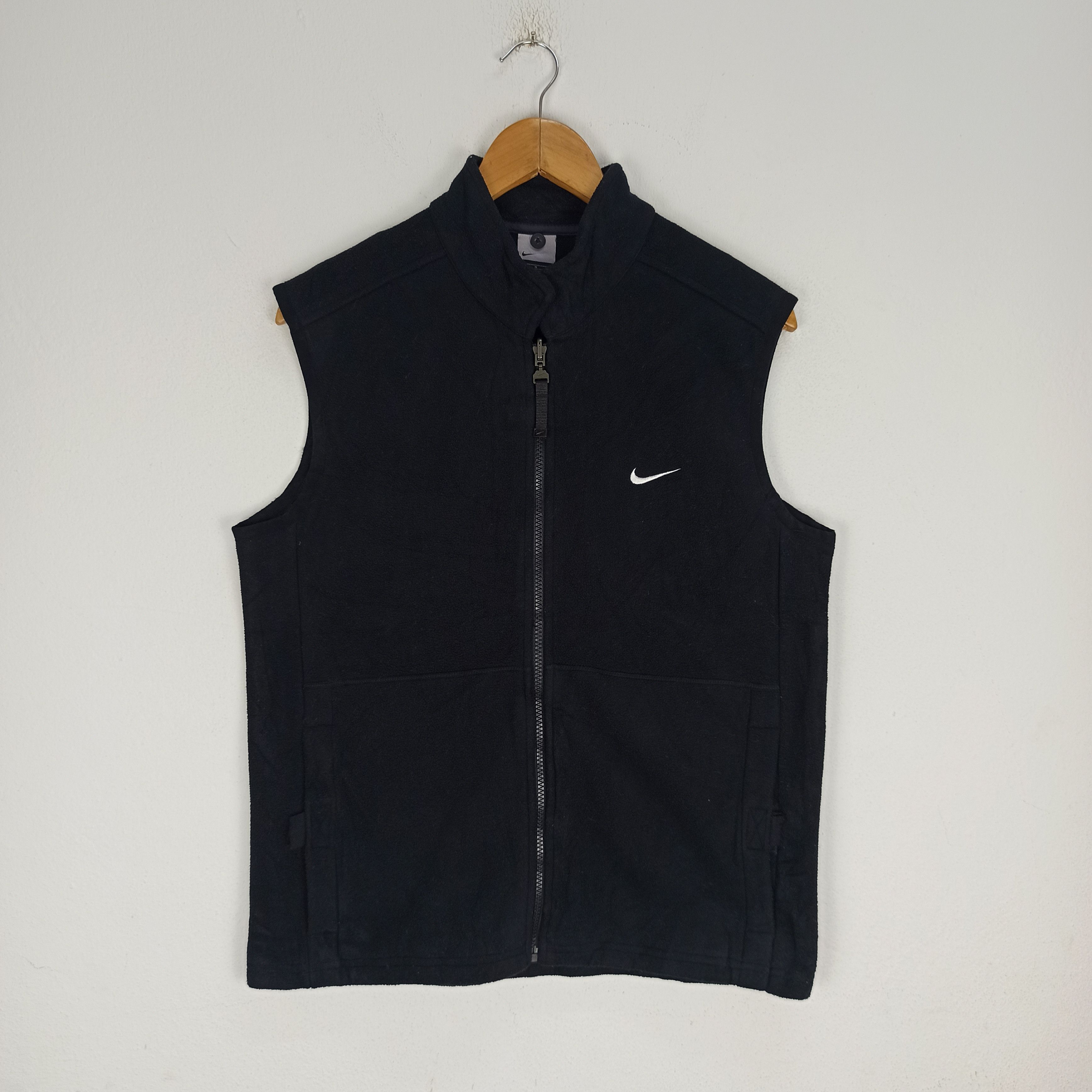 Nike Vintage Nike Swoosh Sports Fleece Vest Outdoor Size US M / EU 48-50 / 2 - 1 Thumbnail