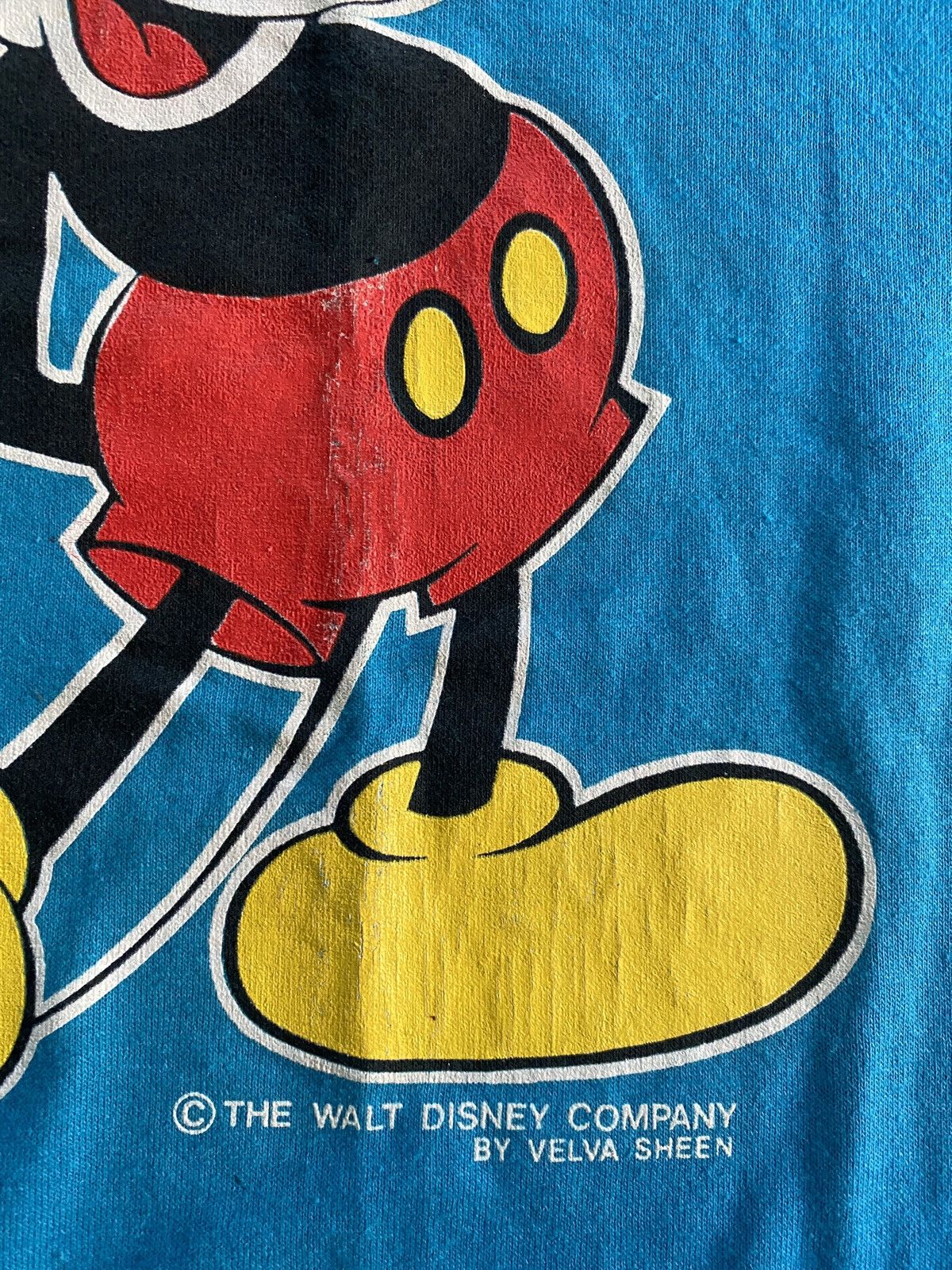 Velva Sheen Vintage 80’s Mickey Mouse Single Stitch Velva Sheen Tee Size US XL / EU 56 / 4 - 7 Thumbnail