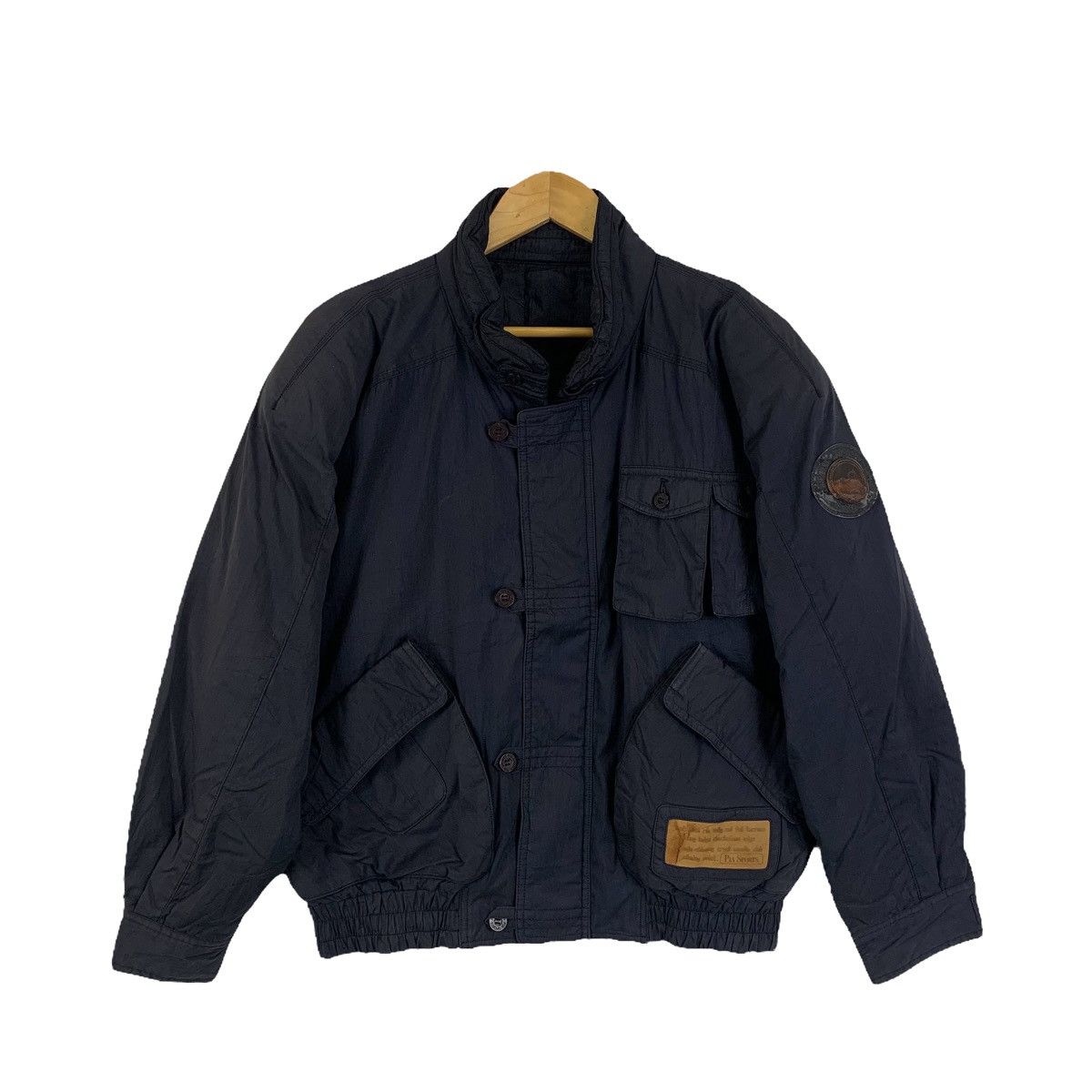 Japanese Brand × Vintage Vintage PIA SPORTS Japanese Casualwear Bomber Jacket Size US L / EU 52-54 / 3 - 1 Thumbnail