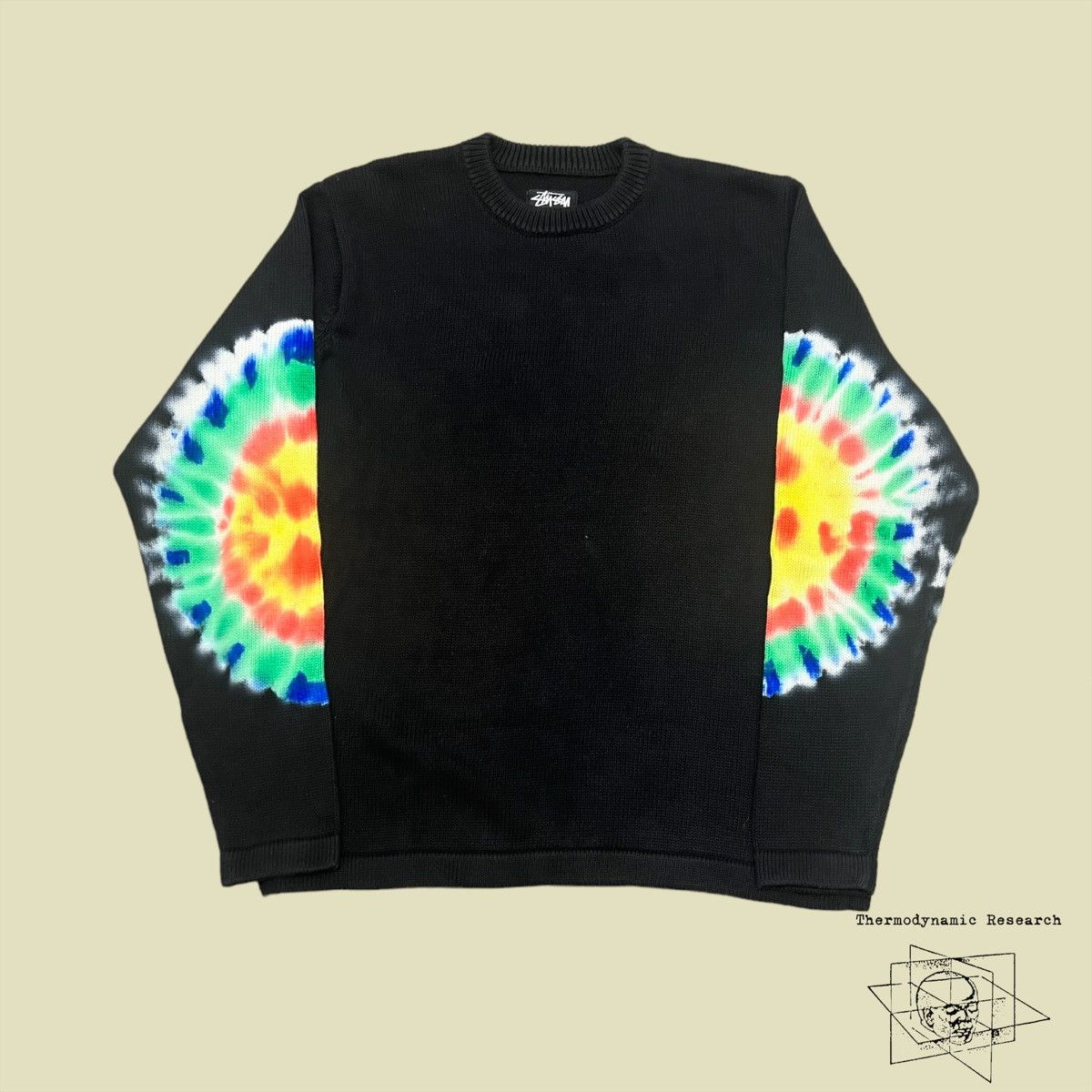 Stussy Stussy x No Vacancy Inn Tie Dye Sweater - F/W2020 | Grailed