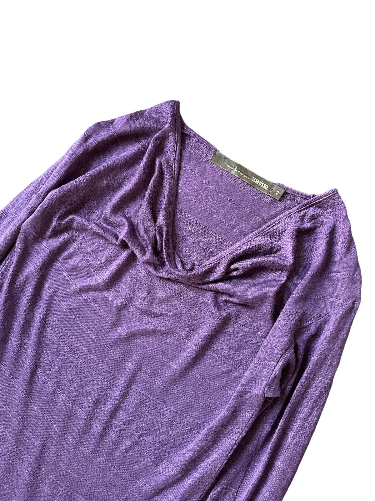 Schlussel 00's Schlussel knit mesh top long sleeve Size US M / EU 48-50 / 2 - 4 Thumbnail