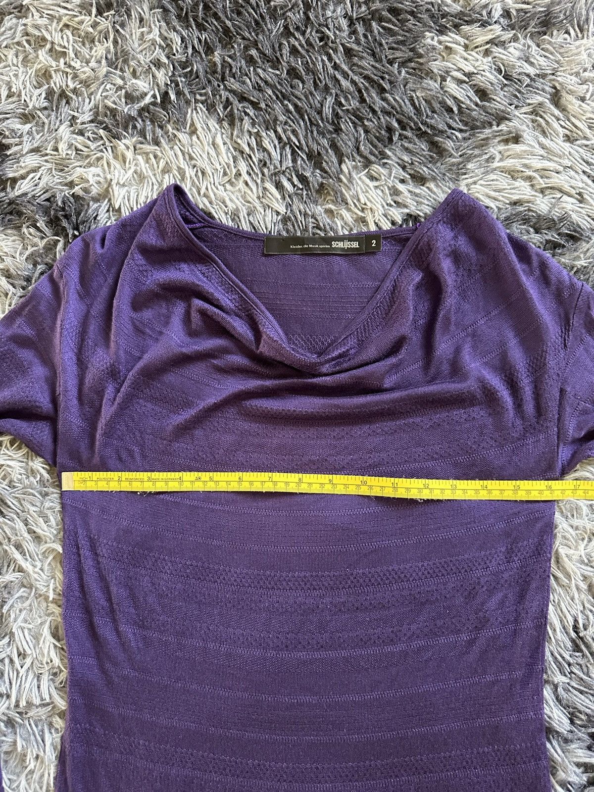 Schlussel 00's Schlussel knit mesh top long sleeve Size US M / EU 48-50 / 2 - 9 Thumbnail