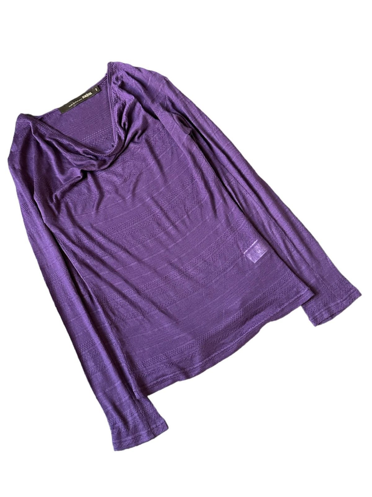 Schlussel 00's Schlussel knit mesh top long sleeve Size US M / EU 48-50 / 2 - 3 Thumbnail