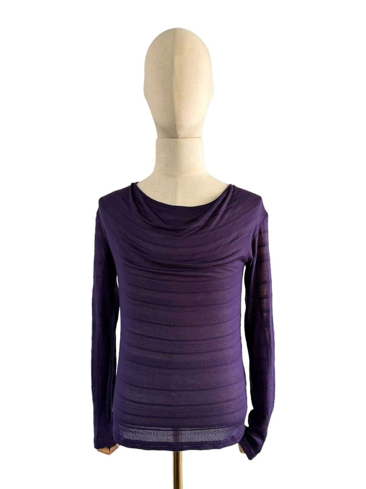 Schlussel 00's Schlussel knit mesh top long sleeve Size US M / EU 48-50 / 2 - 5 Thumbnail