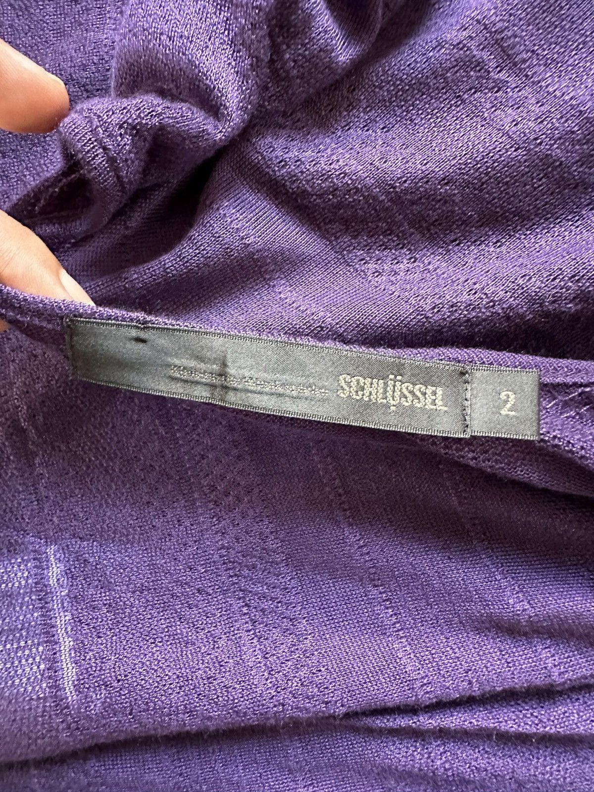 Schlussel 00's Schlussel knit mesh top long sleeve Size US M / EU 48-50 / 2 - 14 Thumbnail