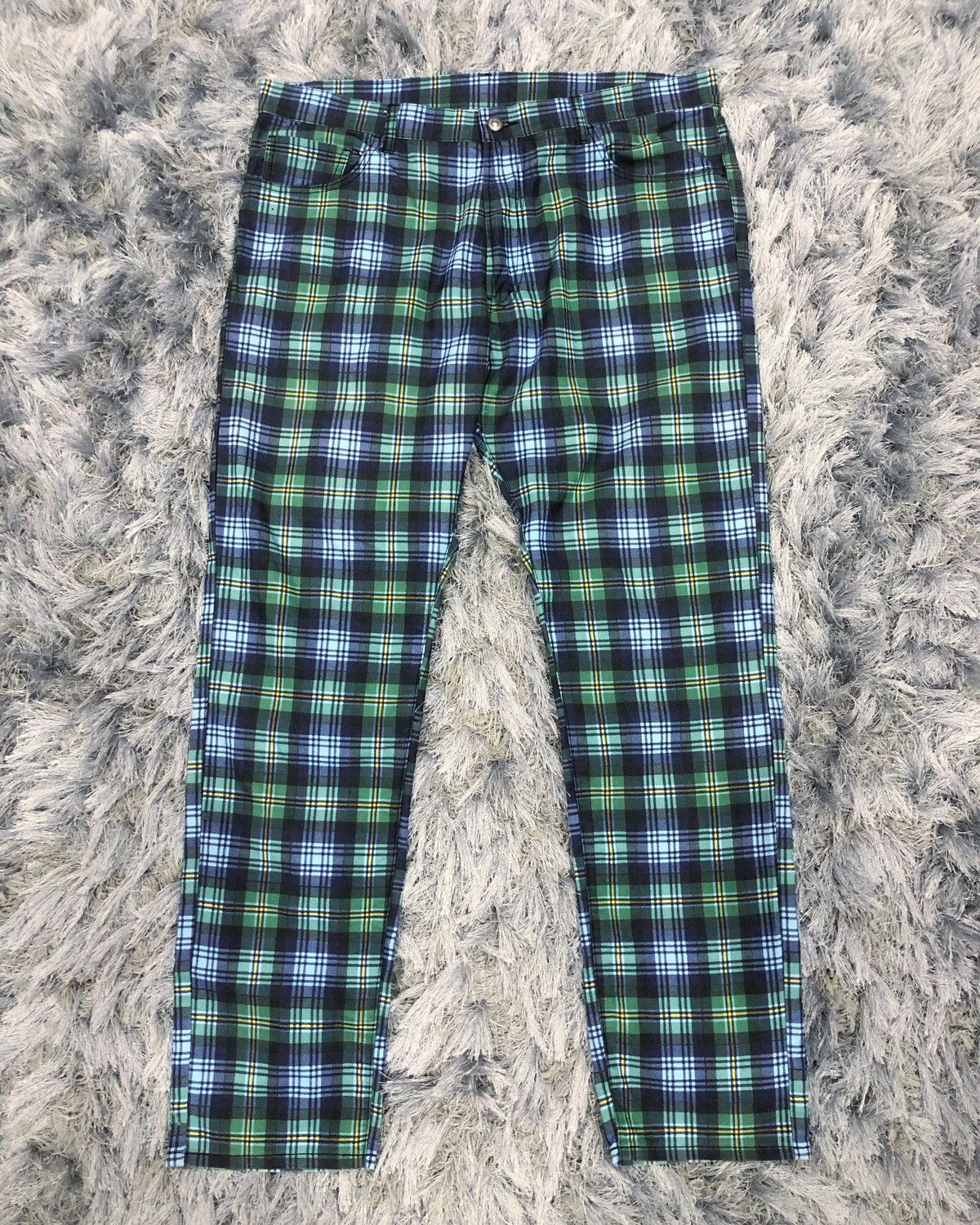 Japanese Brand × Seditionaries × Uniqlo Rare Uniqlo Checkered Pants Size US 38 / EU 54 - 1 Thumbnail