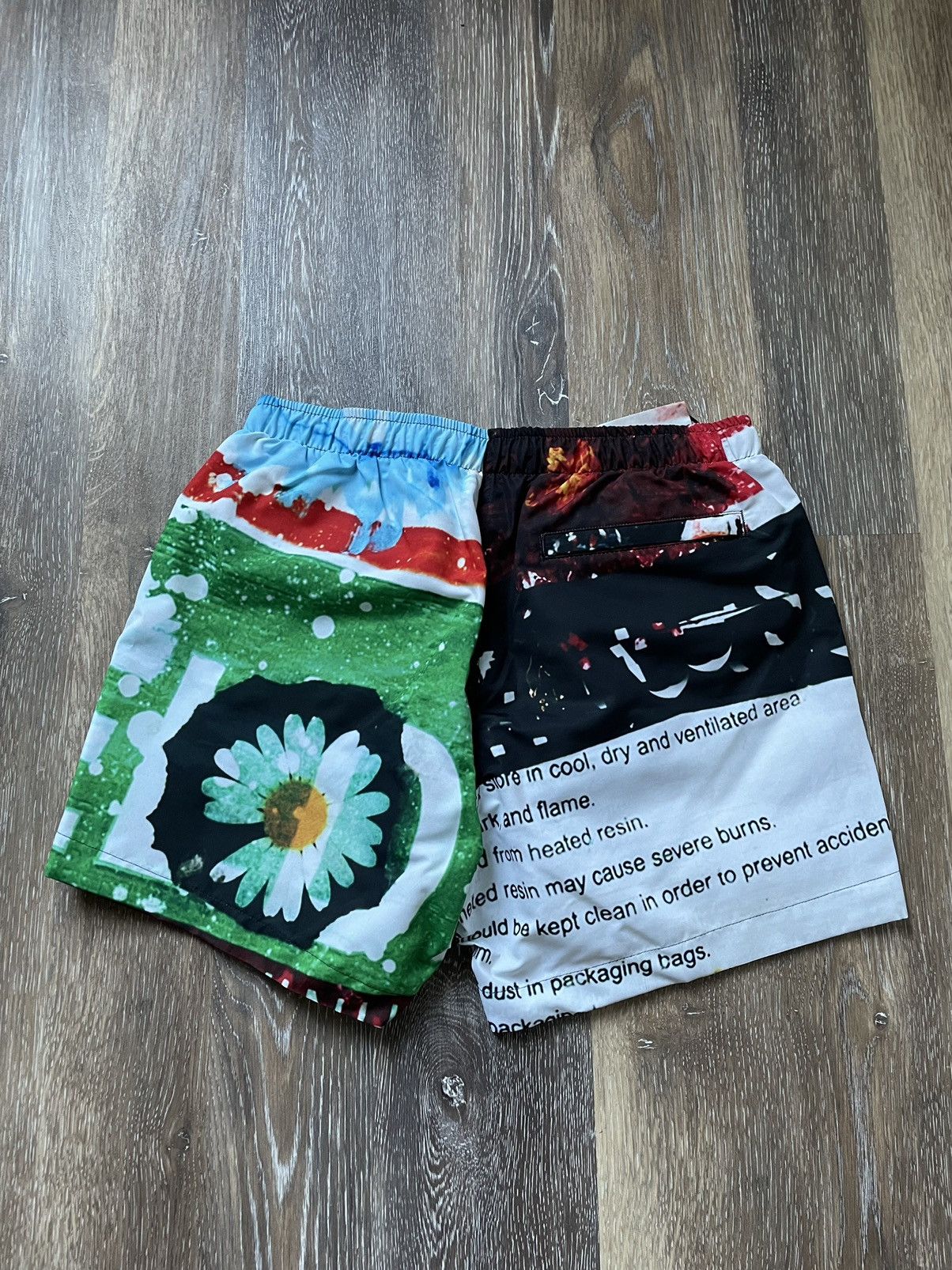 peaceminusone Peaceminusone multicolour shorts - size M | Grailed