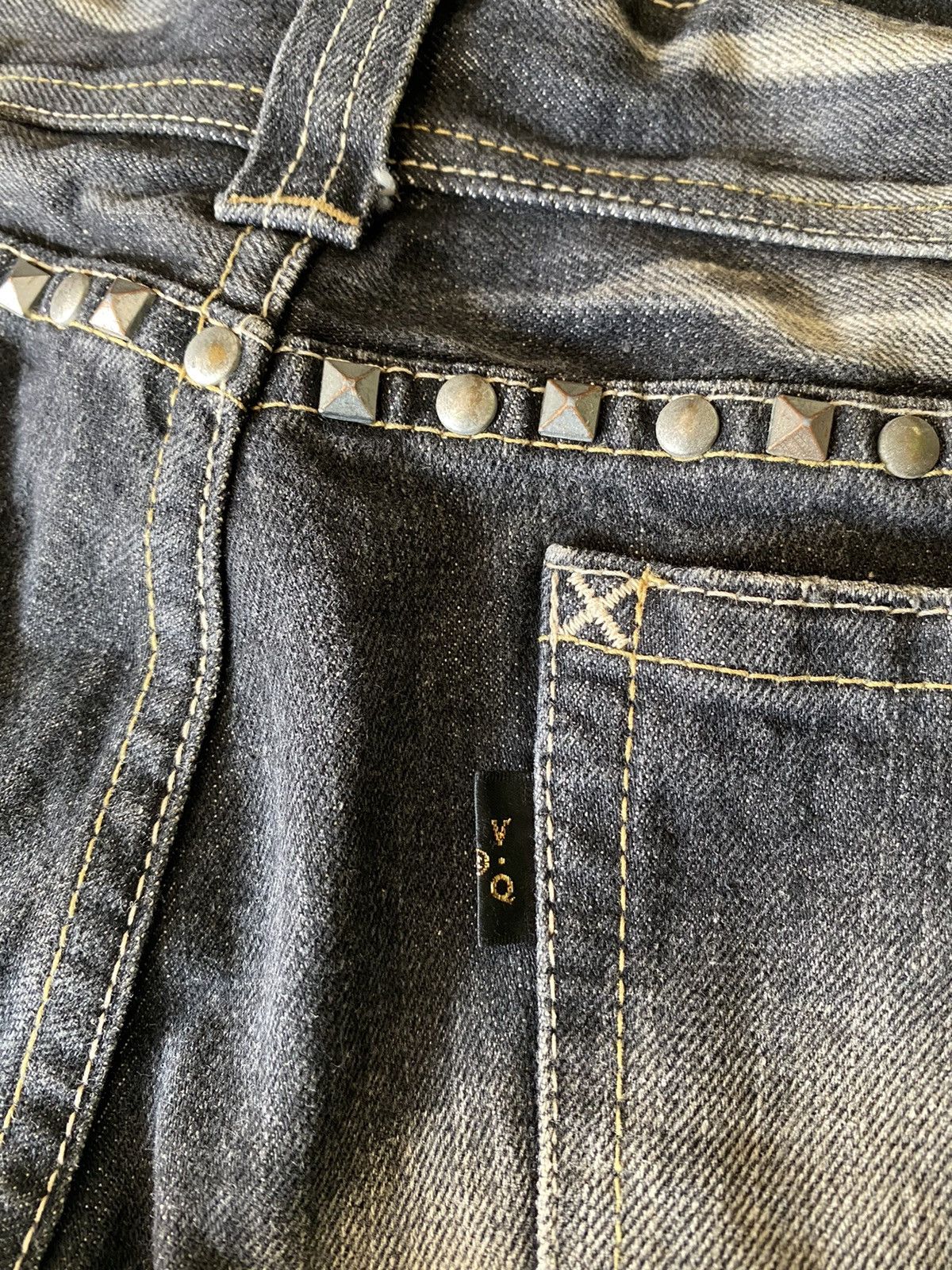 Vanquish Vanquish Studded Distressed Denim Flare Jeans LGB Size US 30 / EU 46 - 13 Thumbnail