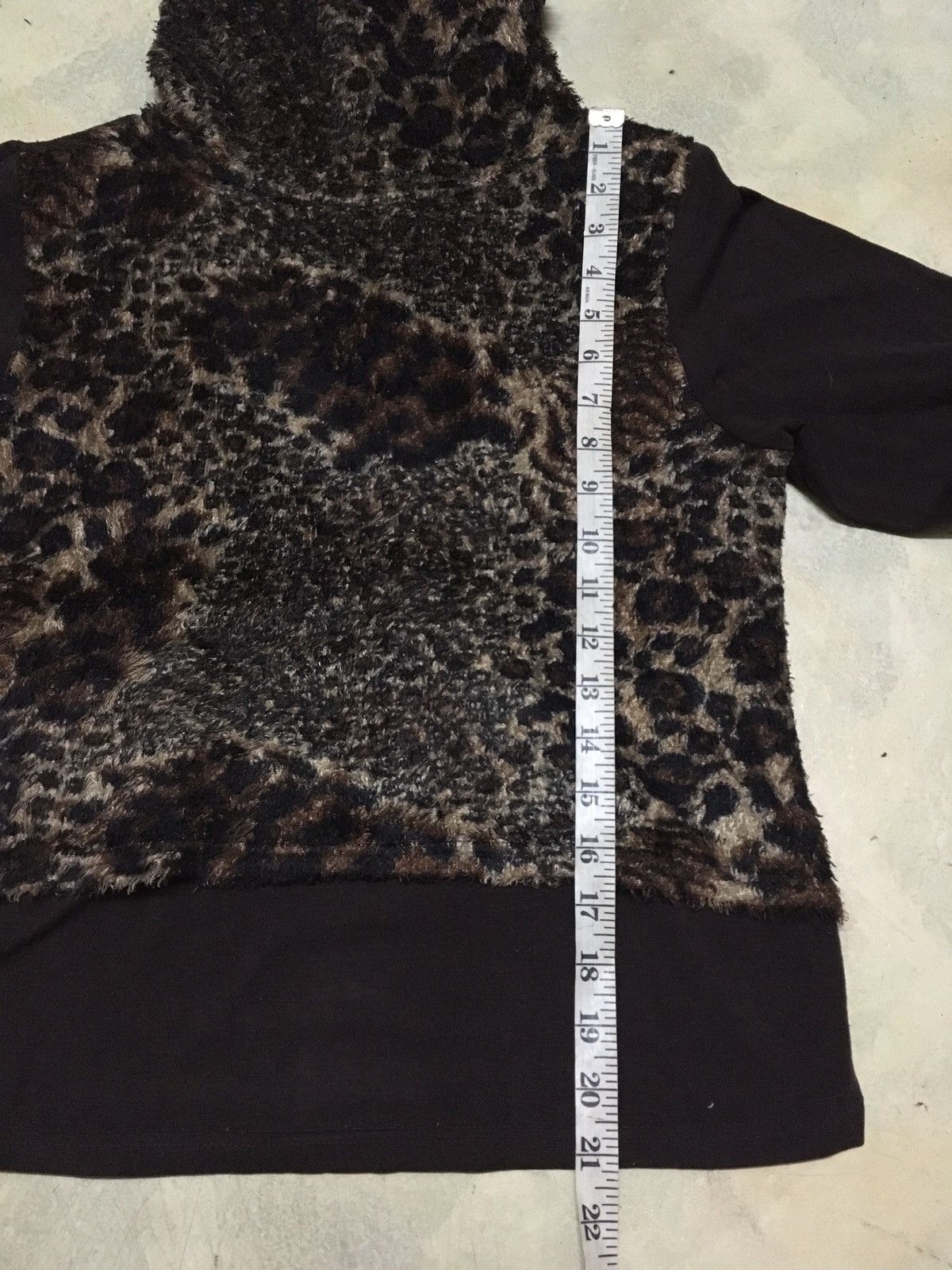 Japanese Brand Japanese Brand Calabaza Turtleneck With Leopard Print Size US S / EU 44-46 / 1 - 5 Thumbnail