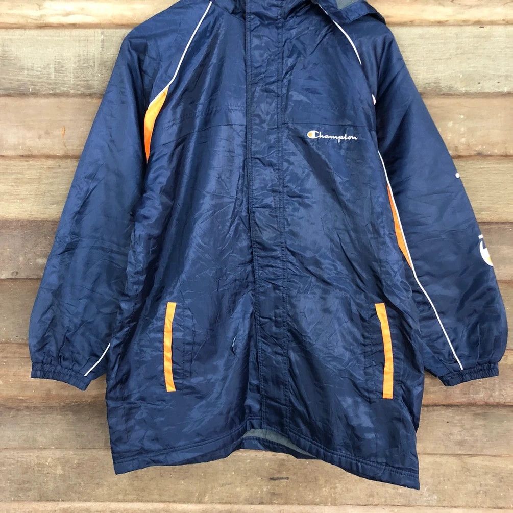 Champion DL Champion vintage Blue Light Jacket windbreaker #2957 Size US L / EU 52-54 / 3 - 10 Thumbnail