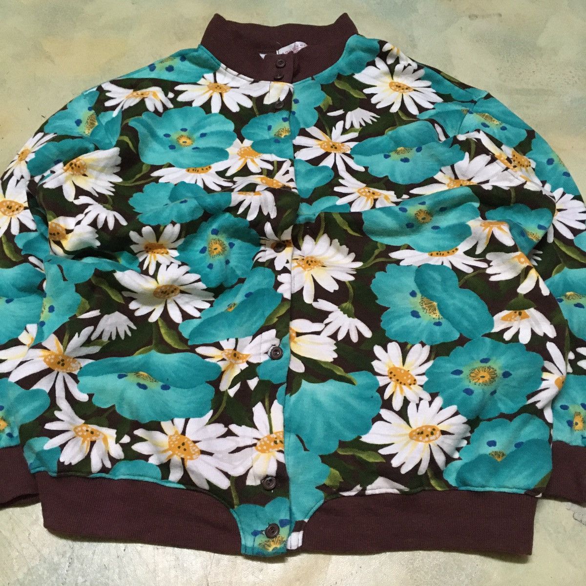 Japanese Brand Japanese Brand Bomber Style Jacket Floral Motive Full Print Size US XL / EU 56 / 4 - 3 Thumbnail