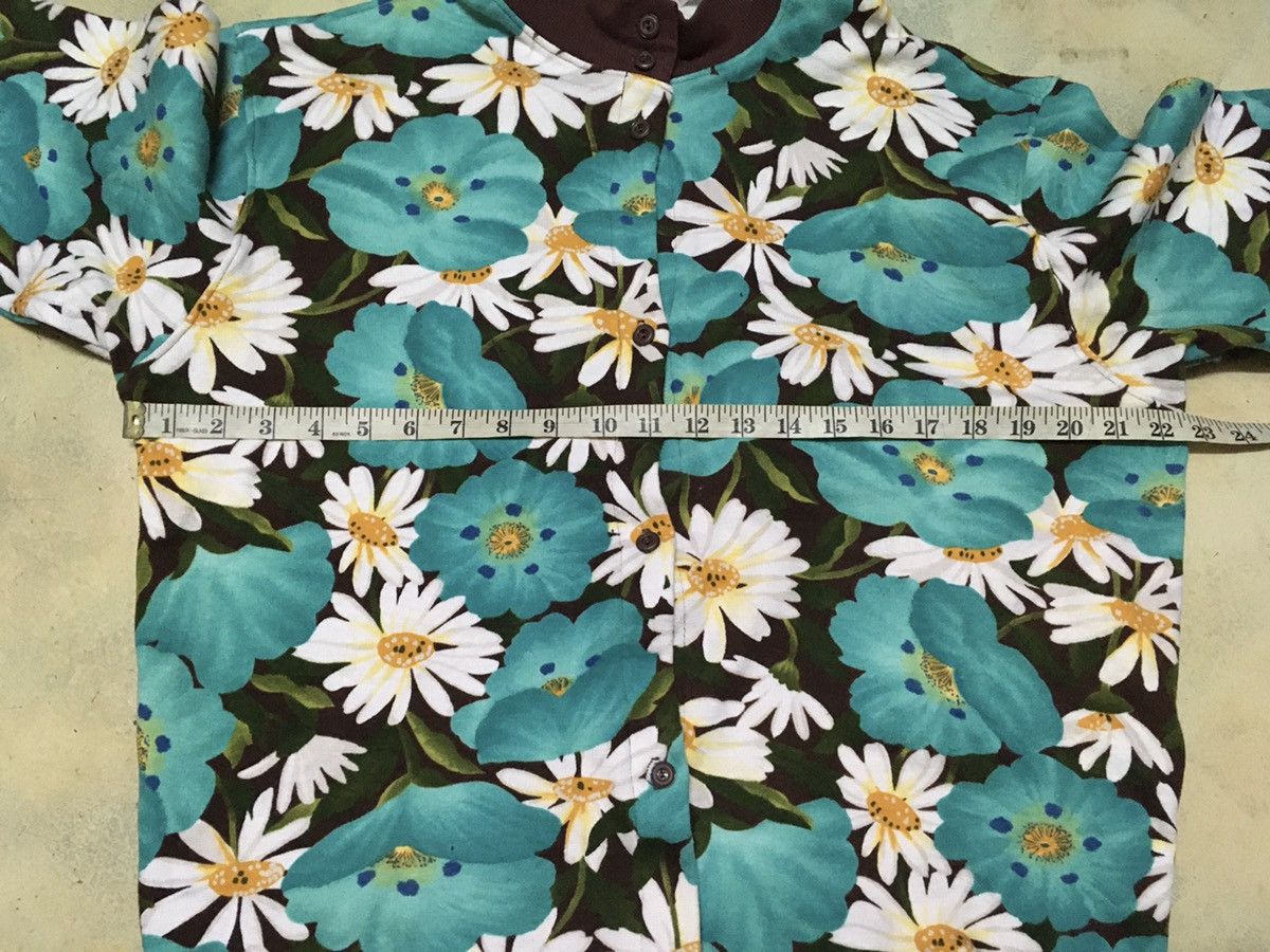 Japanese Brand Japanese Brand Bomber Style Jacket Floral Motive Full Print Size US XL / EU 56 / 4 - 8 Thumbnail