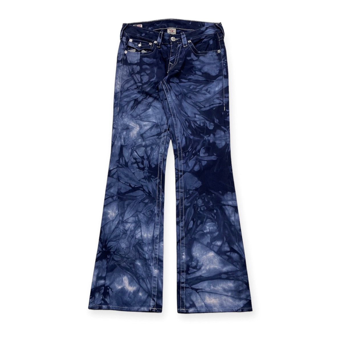 True Religion Tie-Dyed Flare Denim Size US 30 / EU 46 - 1 Thumbnail