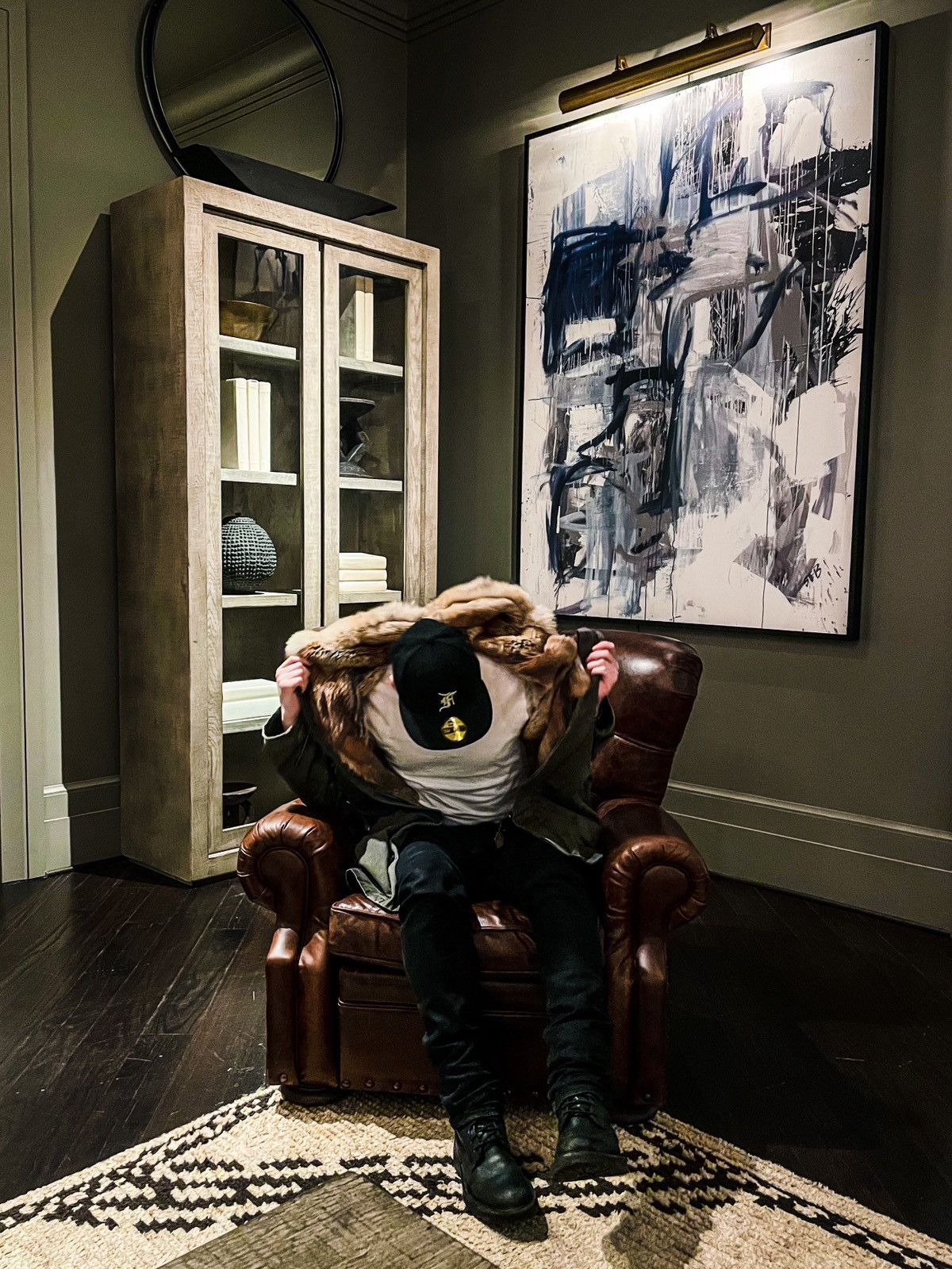 Yves Salomon YVES SALOMON HOMME RABBIT FUR PARKA Size US M / EU 48-50 / 2 - 12 Thumbnail