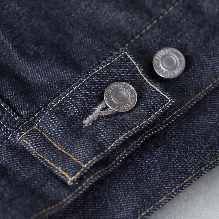 Levi's Vintage Clothing 1953 Levis 507XX Selvedge Big E Denim Jacket (L6) Size US S / EU 44-46 / 1 - 11 Thumbnail