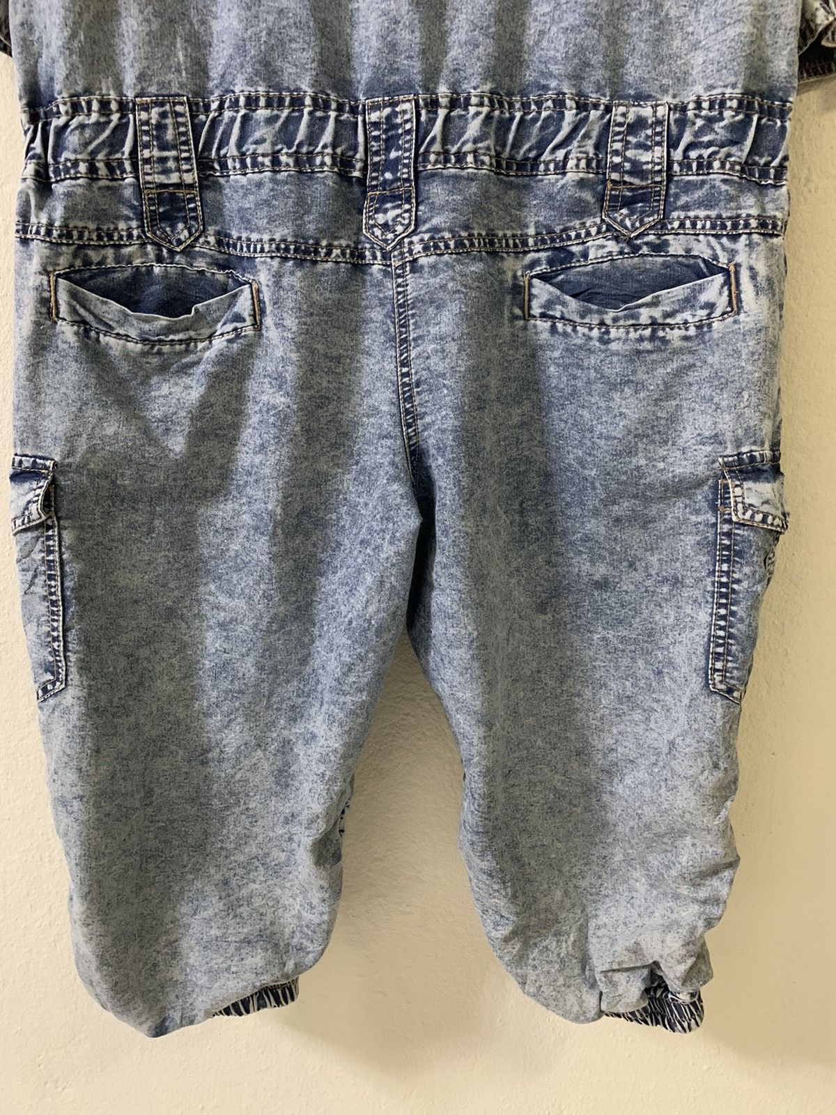 Japanese Brand Sorridere Denim Jumpsuit Overall Coverall Size 32" / US 10 / IT 46 - 9 Thumbnail