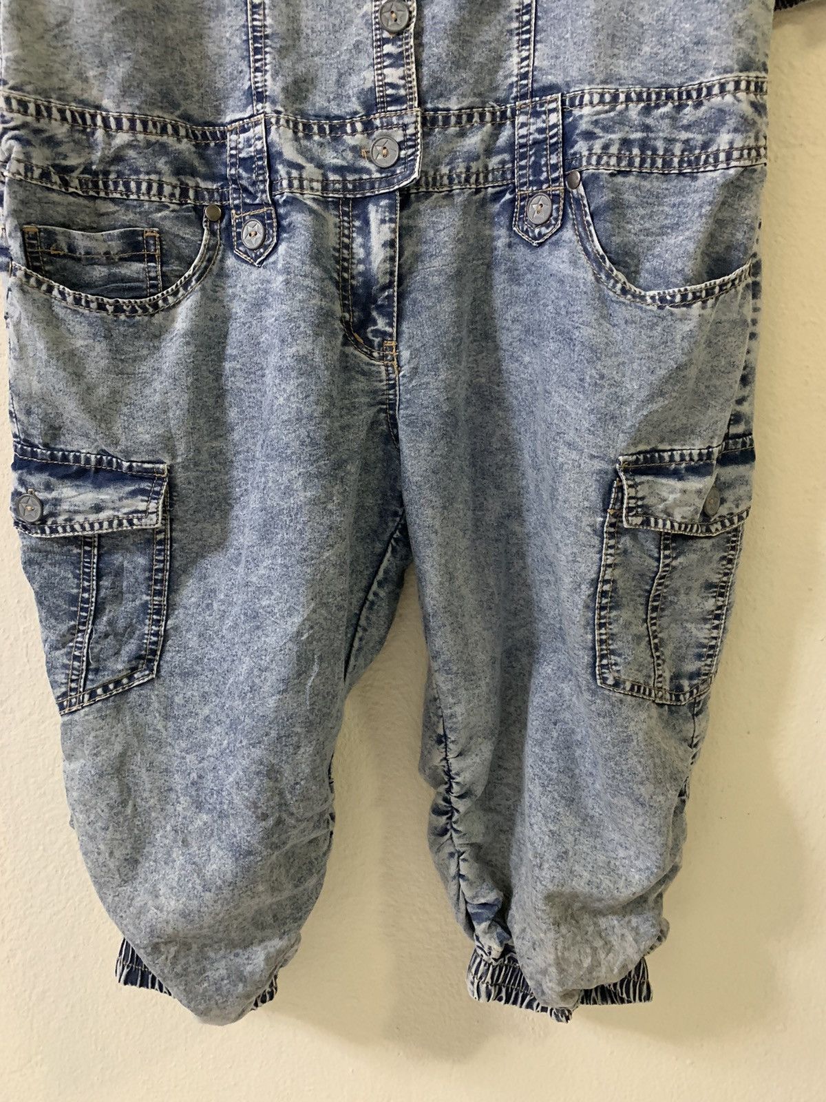 Japanese Brand Sorridere Denim Jumpsuit Overall Coverall Size 32" / US 10 / IT 46 - 2 Thumbnail