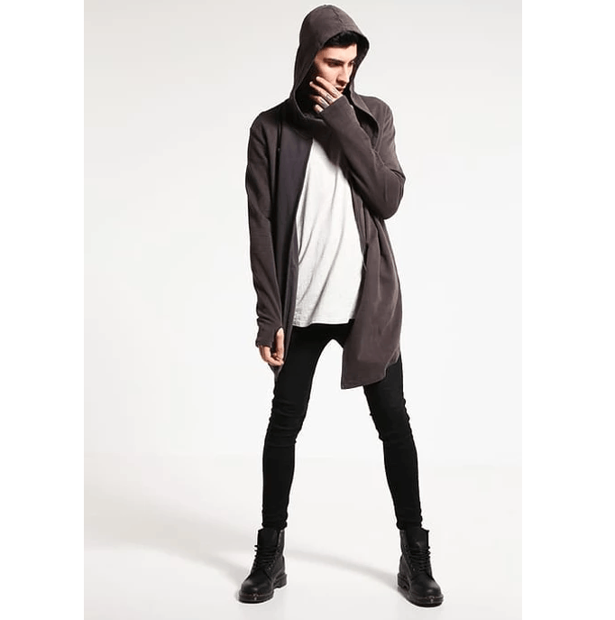 Other × Other UK YourTurn asymmetric obscur zip hoodie parka jacket leather Size US XL / EU 56 / 4 - 3 Thumbnail