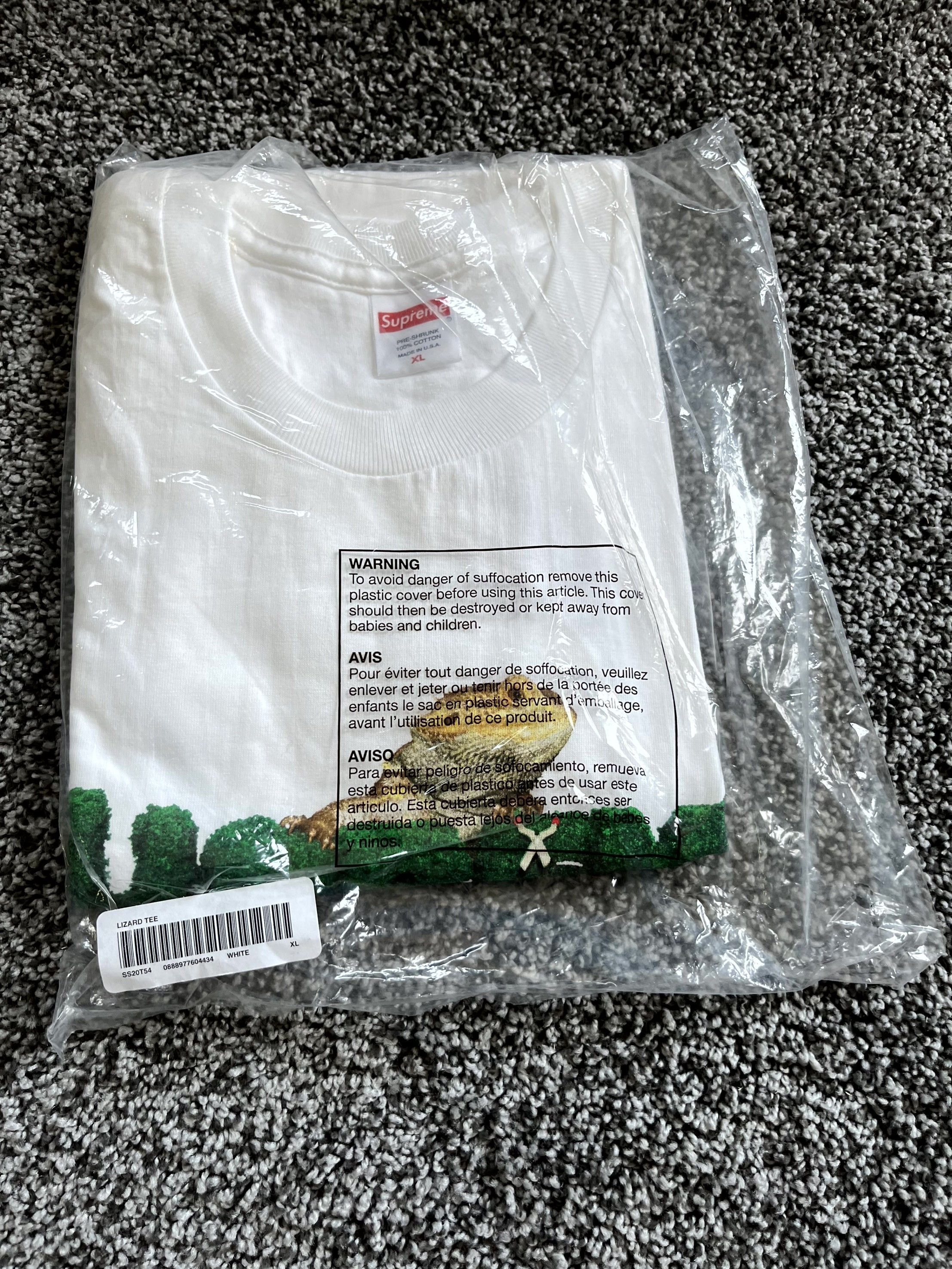 NEW DS Supreme SS20 XL Lizard Tee