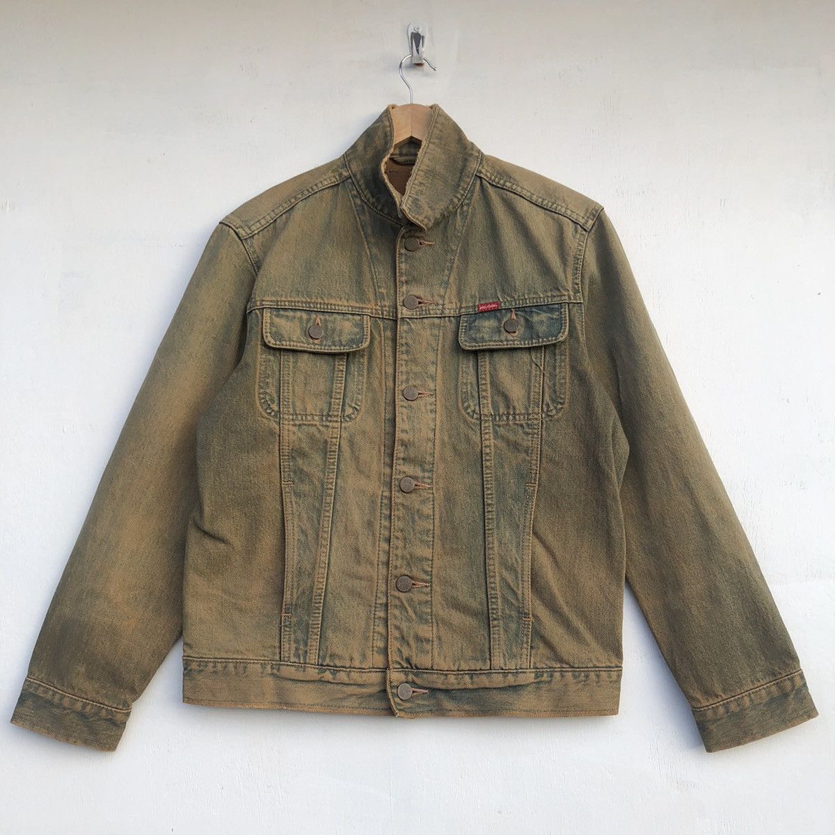 image of Vintage Big John Stone Wash Jacket in Denim, Men's (Size Medium)