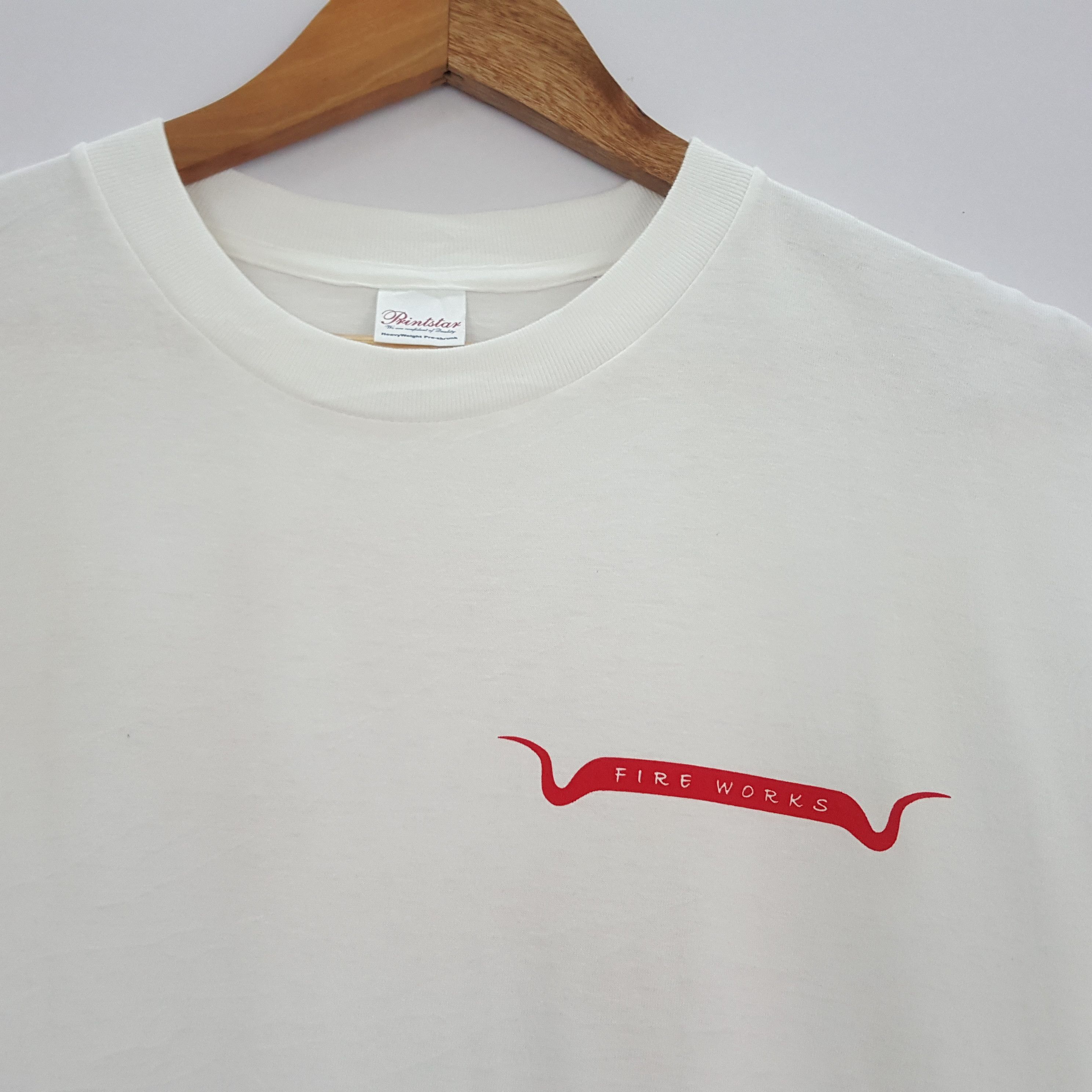 Japanese Brand × Vintage Vintage Japanese Brand Yang Ying Fire Work Design t-shirt Size US L / EU 52-54 / 3 - 2 Thumbnail