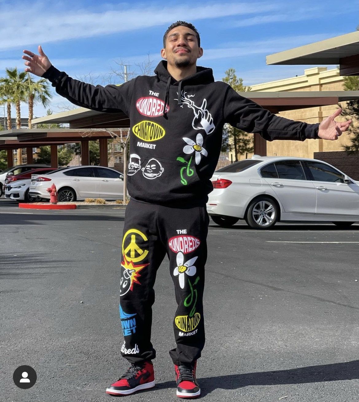 Market Chinatown Market x Bobby Hundreds Sweatpants Size US 30 / EU 46 - 2 Thumbnail