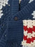 Corridor Handknit Grandpa Crochet Cardigan Size US XL / EU 56 / 4 - 3 Thumbnail