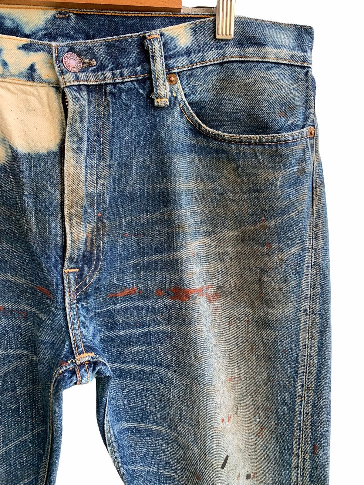 Japanese Brand Vintage Distressed Ware House Jeans Size US 36 / EU 52 - 9 Thumbnail