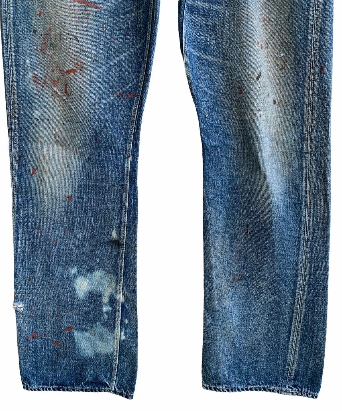 Japanese Brand Vintage Distressed Ware House Jeans Size US 36 / EU 52 - 4 Thumbnail