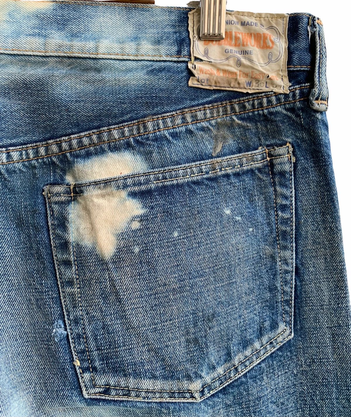 Japanese Brand Vintage Distressed Ware House Jeans Size US 36 / EU 52 - 11 Thumbnail