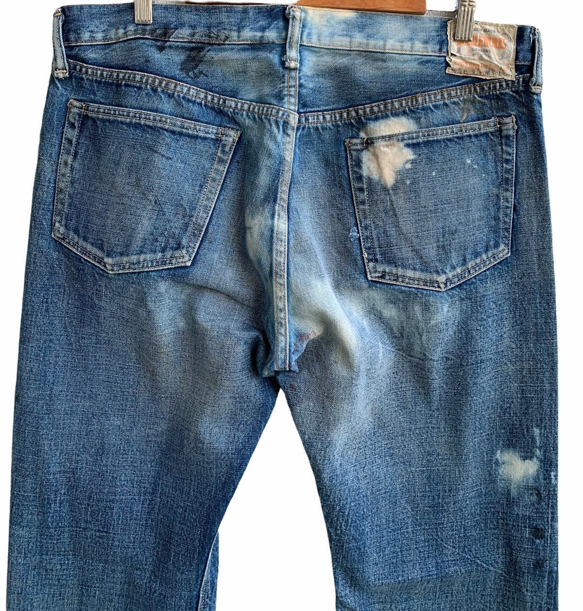 Japanese Brand Vintage Distressed Ware House Jeans Size US 36 / EU 52 - 10 Thumbnail