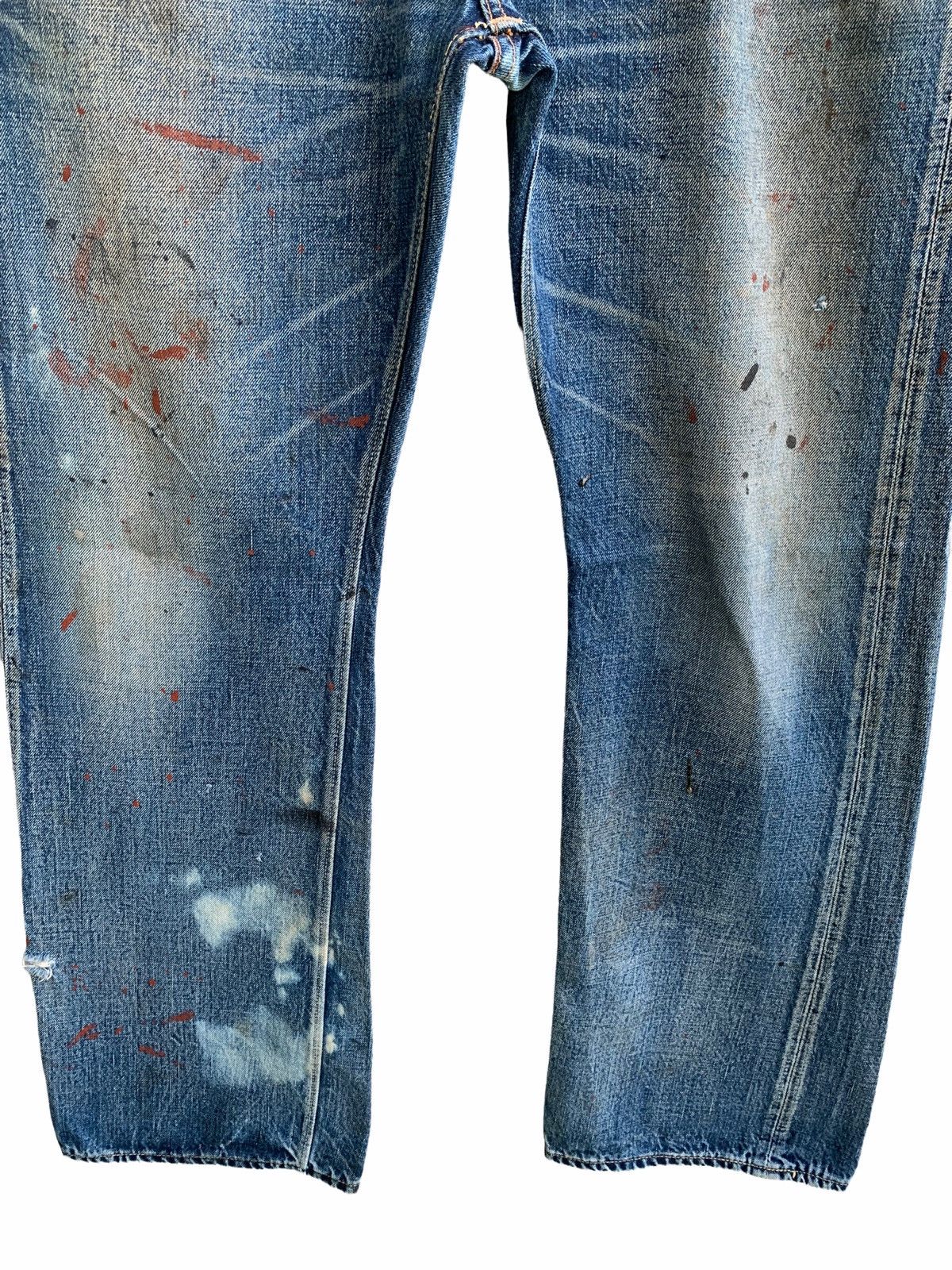 Japanese Brand Vintage Distressed Ware House Jeans Size US 36 / EU 52 - 13 Thumbnail