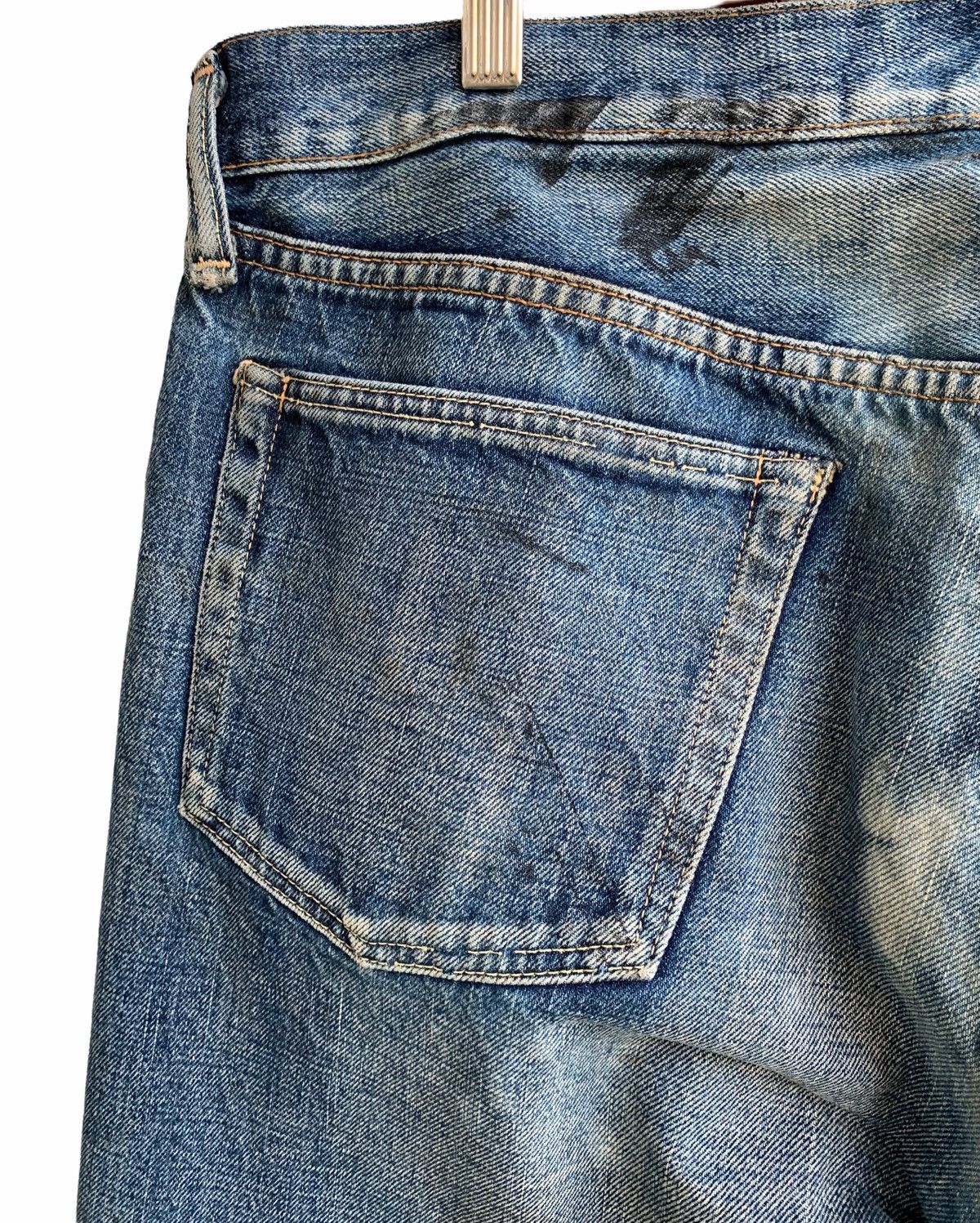 Japanese Brand Vintage Distressed Ware House Jeans Size US 36 / EU 52 - 12 Thumbnail