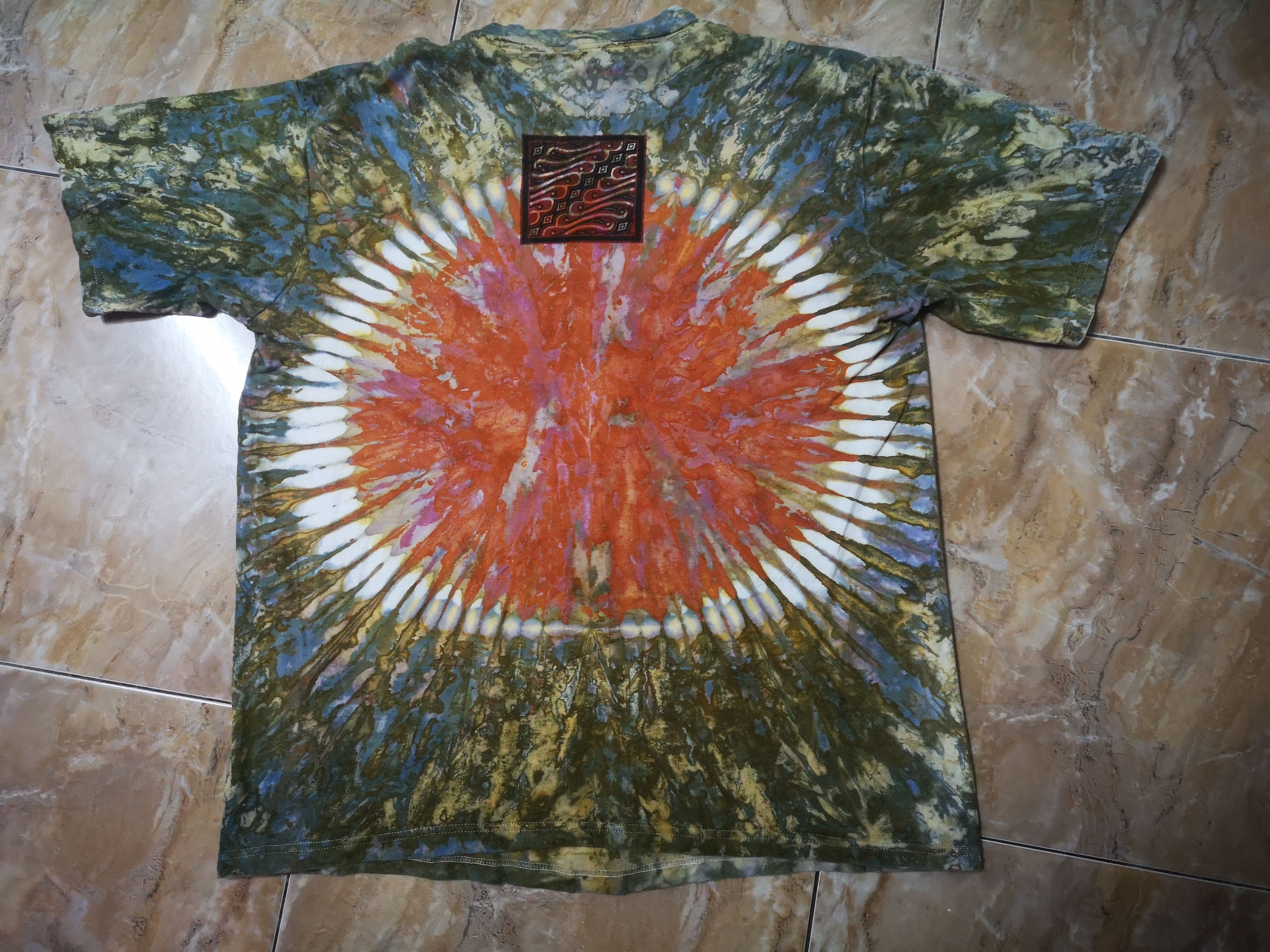 Vintage '' Wayang Kulit''Indonesia Tradisional tye dye Size US L / EU 52-54 / 3 - 4 Thumbnail