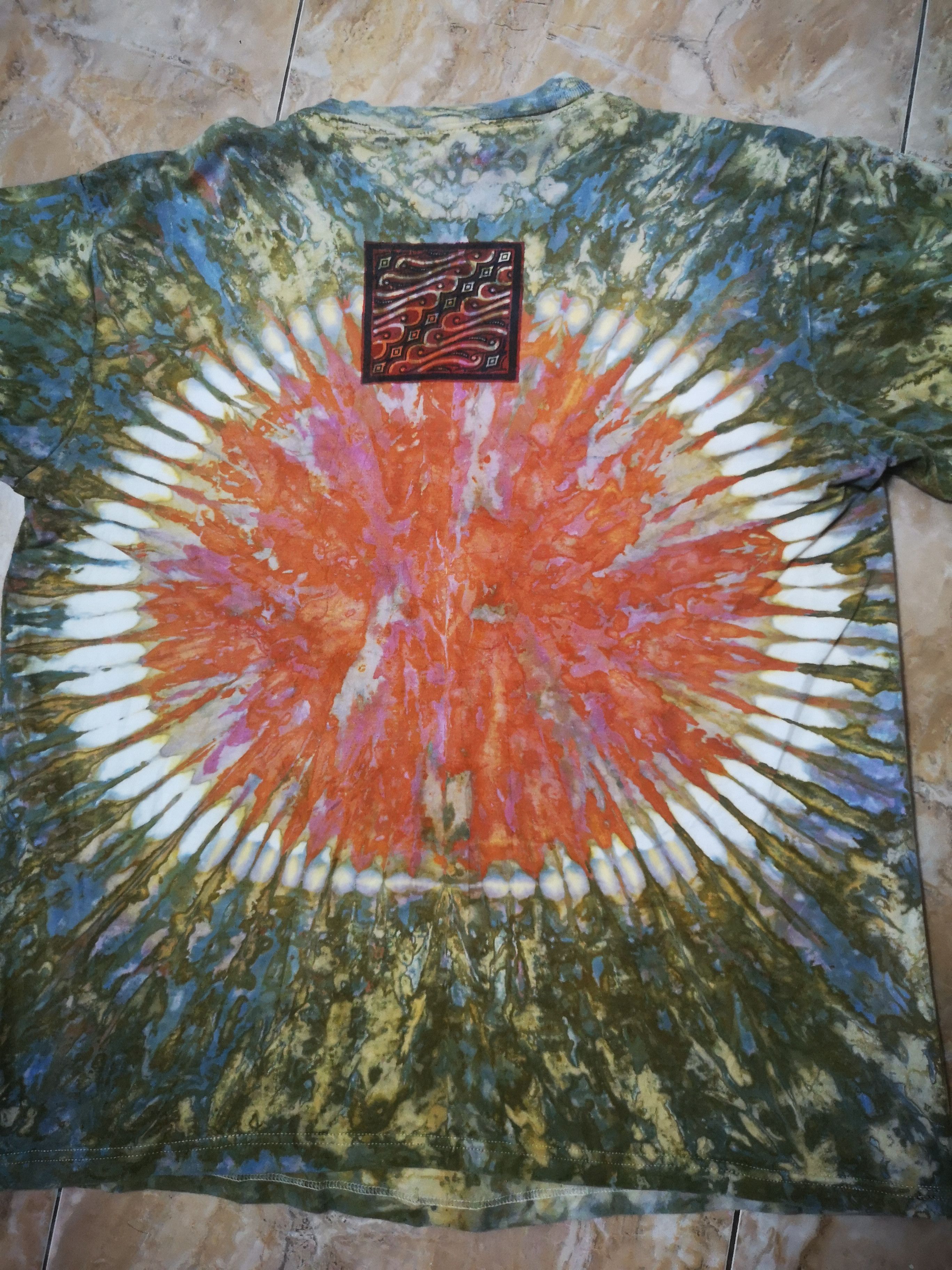 Vintage '' Wayang Kulit''Indonesia Tradisional tye dye Size US L / EU 52-54 / 3 - 6 Thumbnail