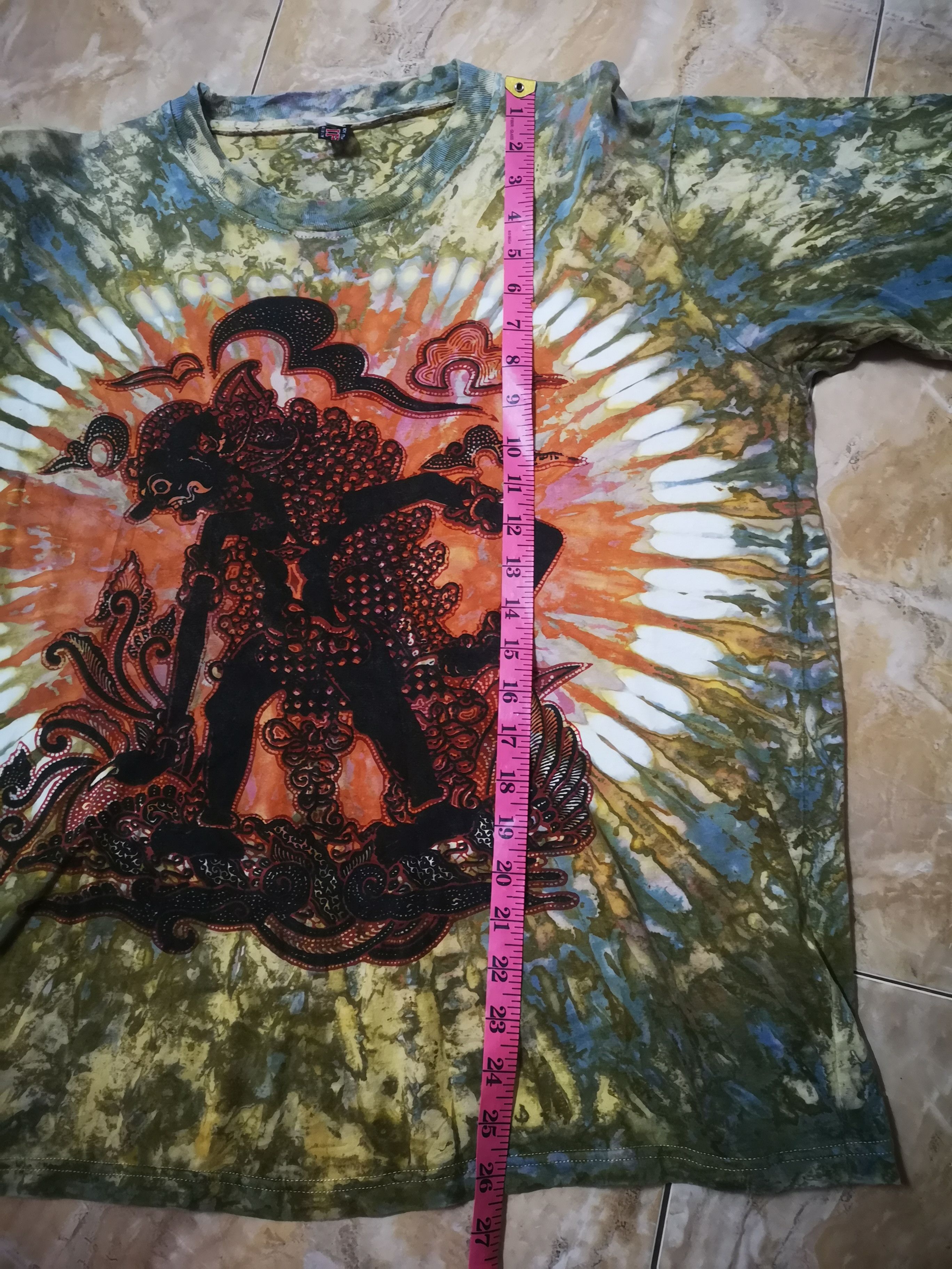 Vintage '' Wayang Kulit''Indonesia Tradisional tye dye Size US L / EU 52-54 / 3 - 10 Thumbnail
