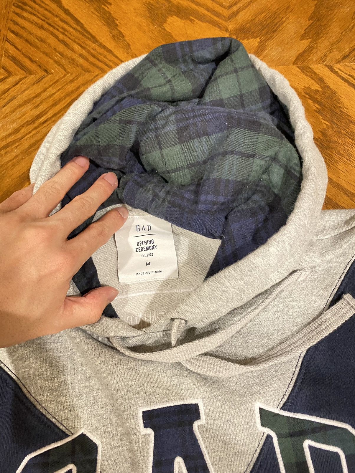 Gap gap opening ceremony plaid tartan cross hoodie Size US M / EU 48-50 / 2 - 3 Thumbnail