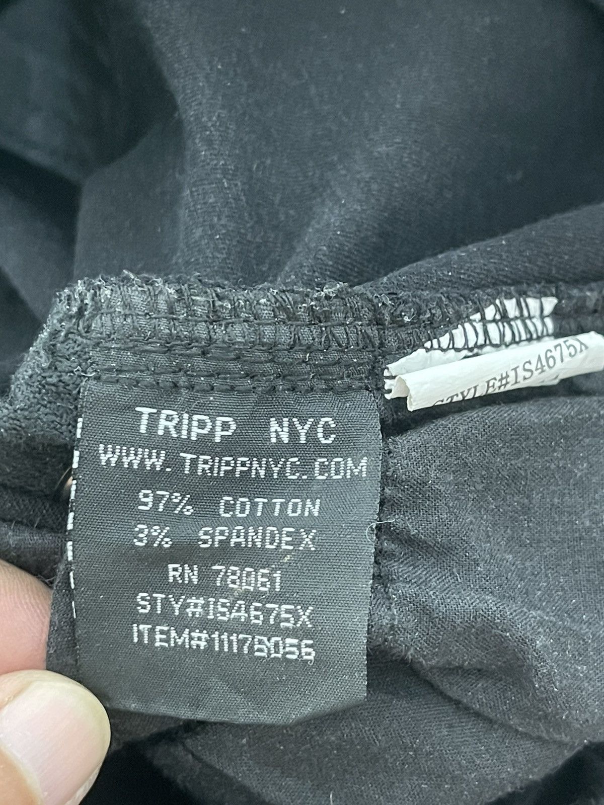 Tripp NYC Tripp Nyc Oversized Holes Ring Striped Slim Stretch 1🟦 Size US 43 - 10 Thumbnail