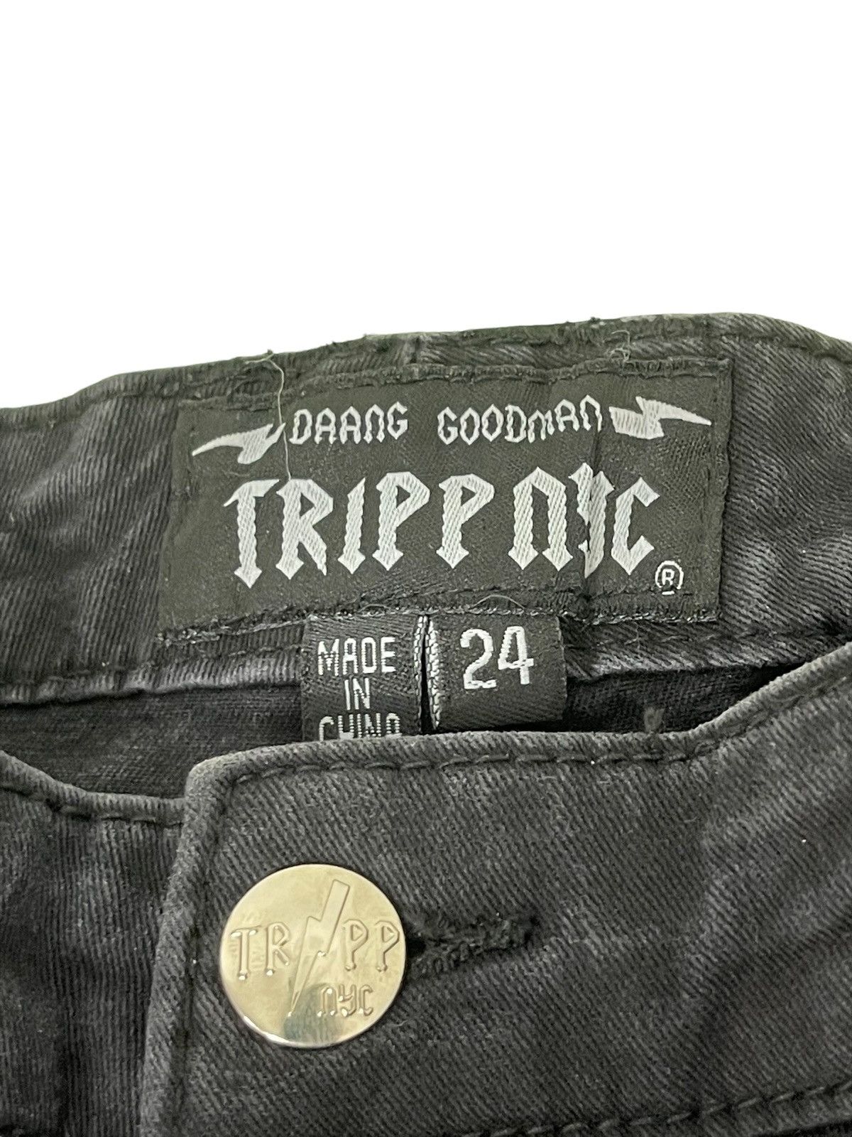 Tripp NYC Tripp Nyc Oversized Holes Ring Striped Slim Stretch 1🟦 Size US 43 - 7 Thumbnail