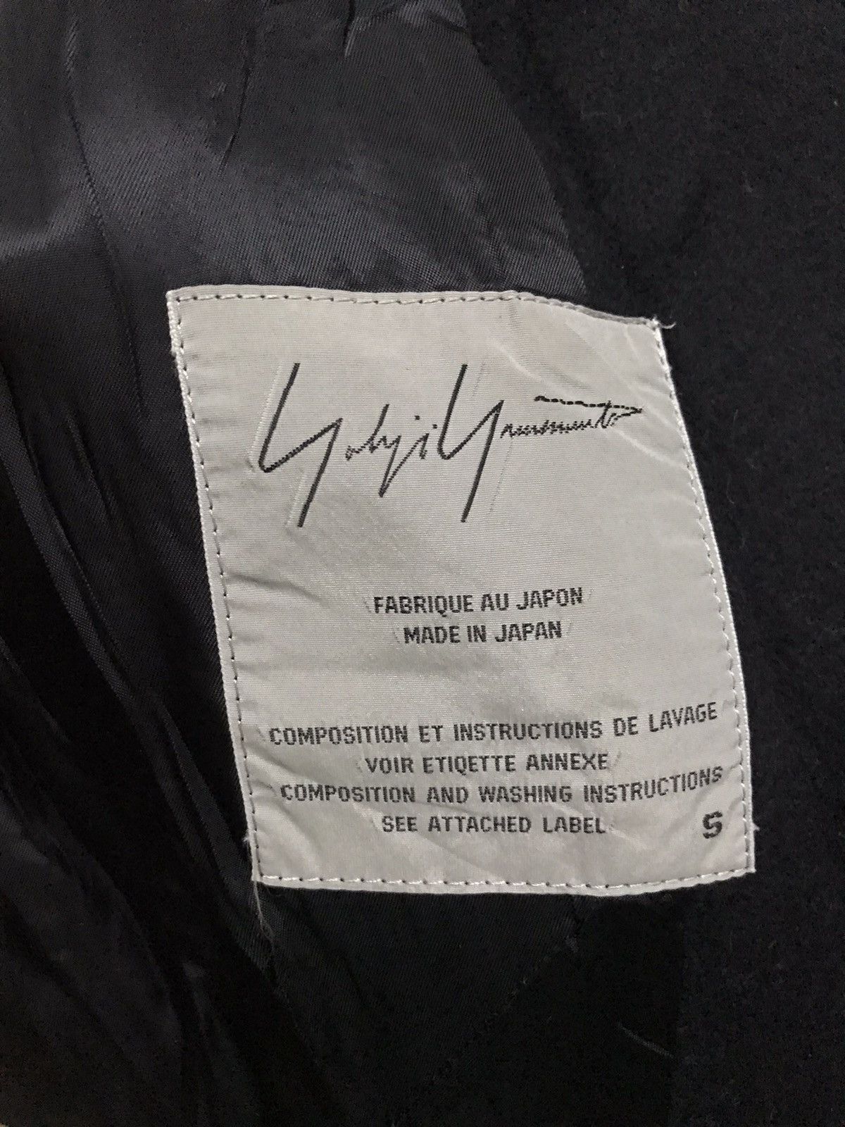 Designer × Japanese Brand × Yohji Yamamoto 🔥BEST OFFER🔥Yohji Yamamoto signature wool long coat Size US S / EU 44-46 / 1 - 4 Thumbnail